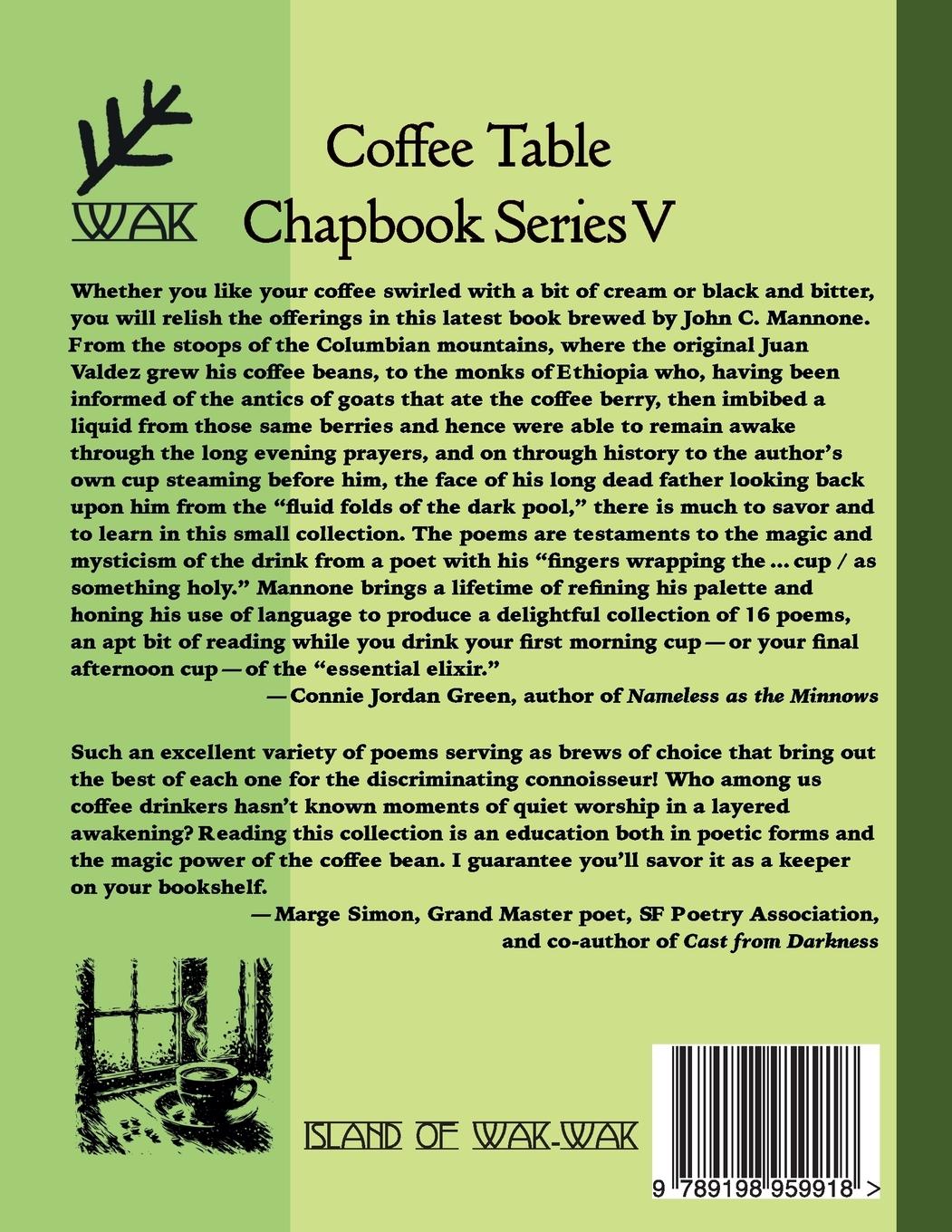 Rückseitencover Coffee Poems