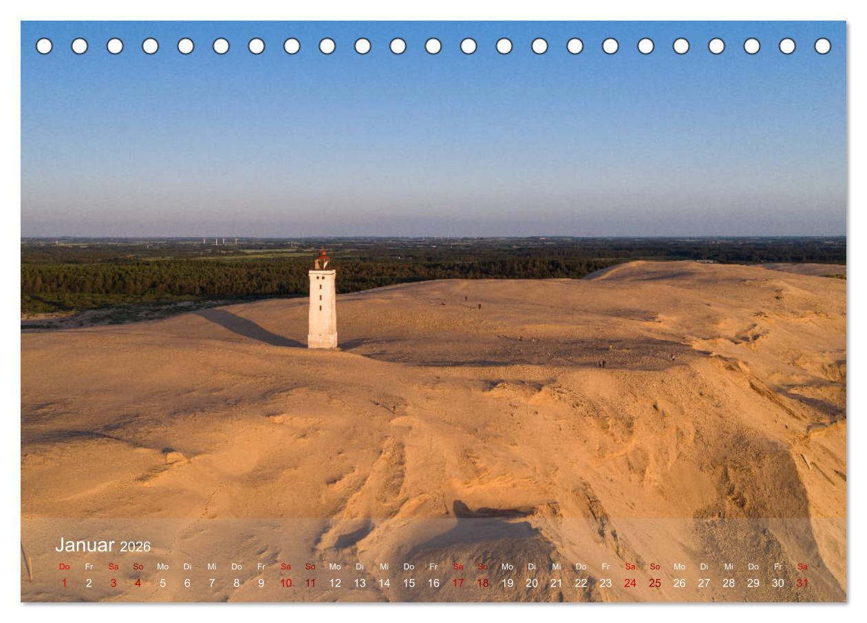 Beispielinhalt (Bild) Sommer in Nordjütland (Tischkalender 2026 DIN A5 quer), CALVENDO Monatskalender