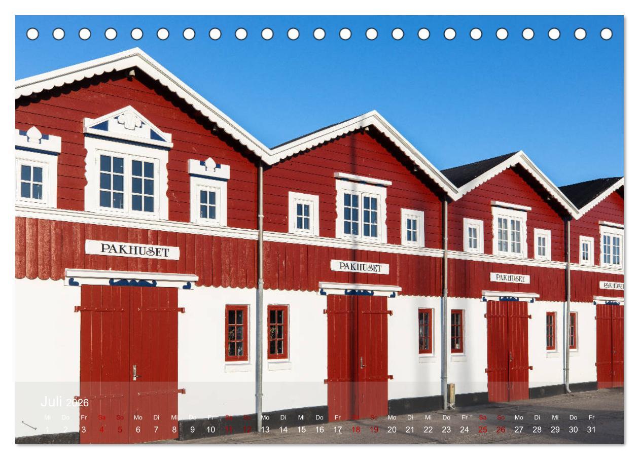 Beispielinhalt (Bild) Sommer in Nordjütland (Tischkalender 2026 DIN A5 quer), CALVENDO Monatskalender