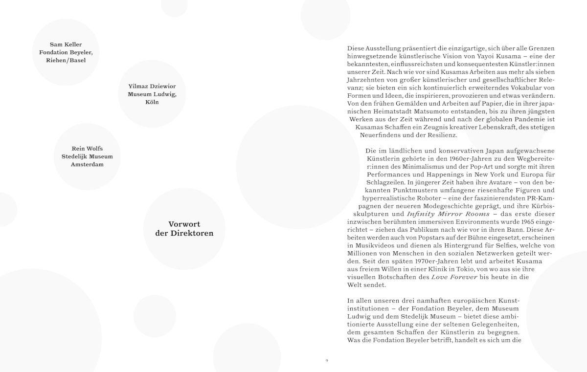 Beispielinhalt (Bild) Yayoi Kusama