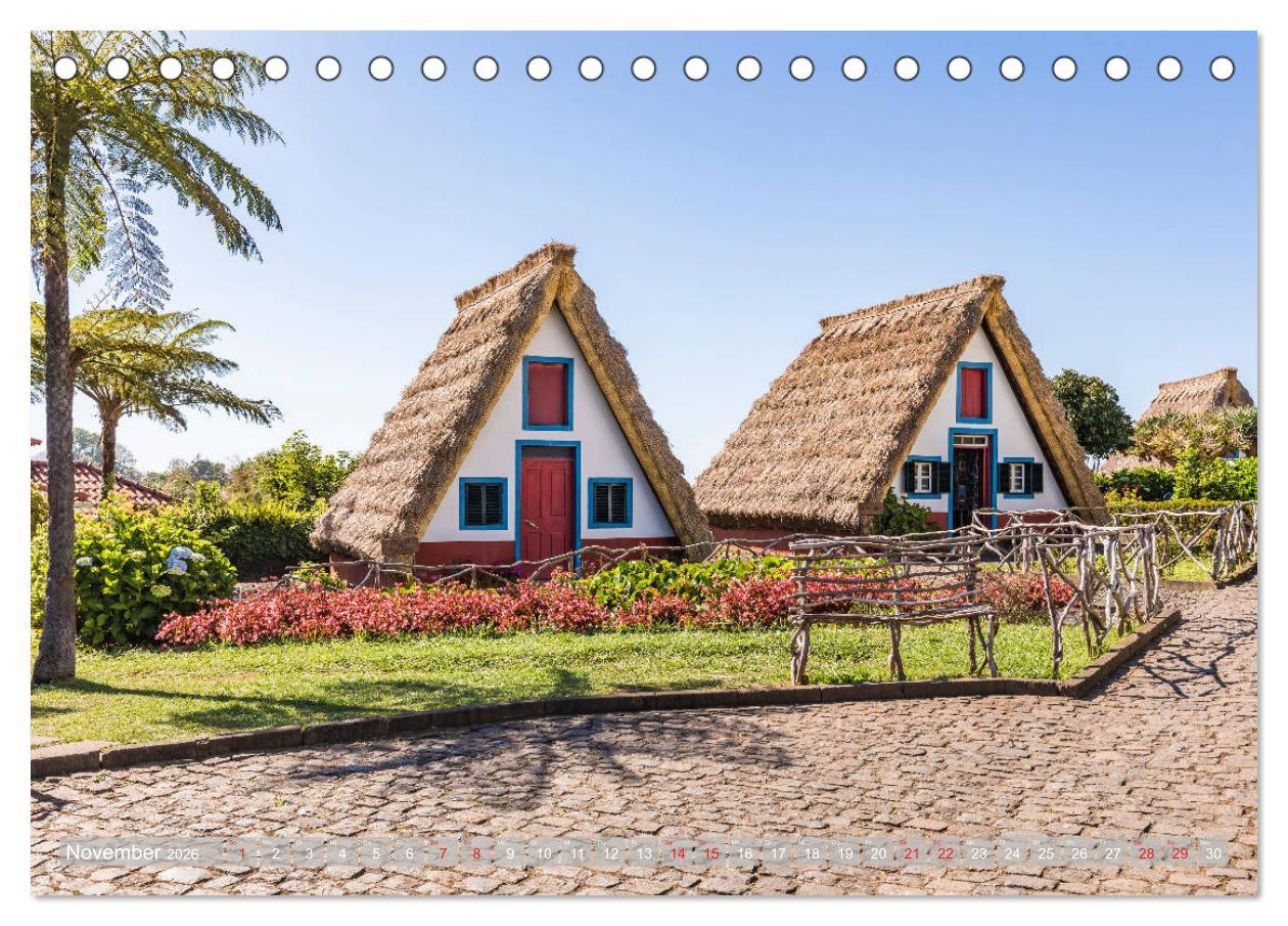 Beispielinhalt (Bild) MADEIRA Grüne Oase im Atlantik (Tischkalender 2026 DIN A5 quer), CALVENDO Monatskalender