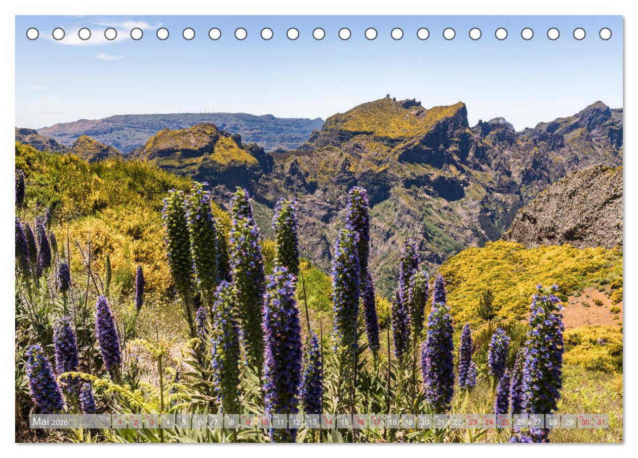 Beispielinhalt (Bild) MADEIRA Grüne Oase im Atlantik (Tischkalender 2026 DIN A5 quer), CALVENDO Monatskalender