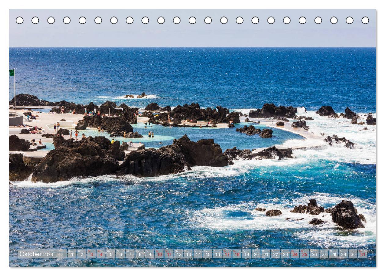 Beispielinhalt (Bild) MADEIRA Grüne Oase im Atlantik (Tischkalender 2026 DIN A5 quer), CALVENDO Monatskalender