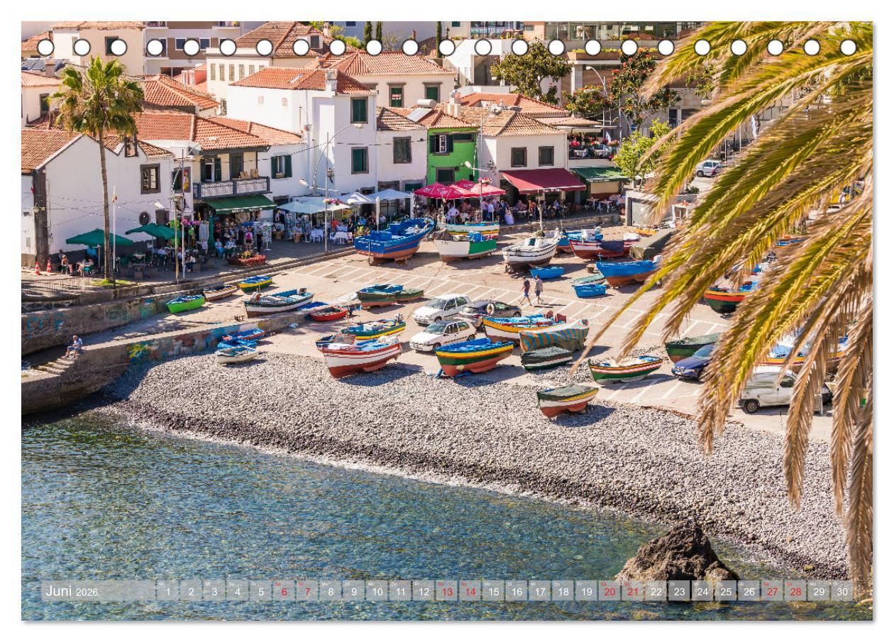 Beispielinhalt (Bild) MADEIRA Grüne Oase im Atlantik (Tischkalender 2026 DIN A5 quer), CALVENDO Monatskalender
