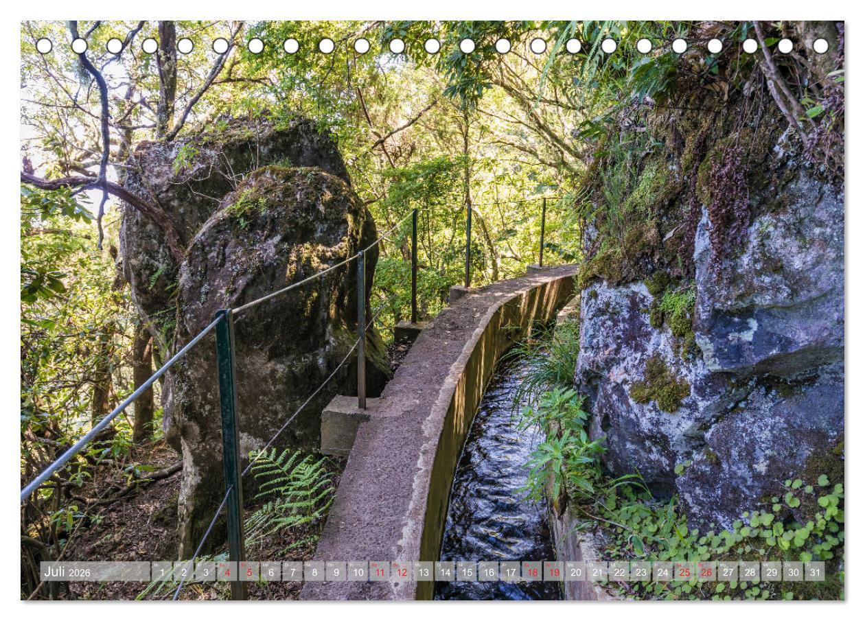 Beispielinhalt (Bild) MADEIRA Grüne Oase im Atlantik (Tischkalender 2026 DIN A5 quer), CALVENDO Monatskalender