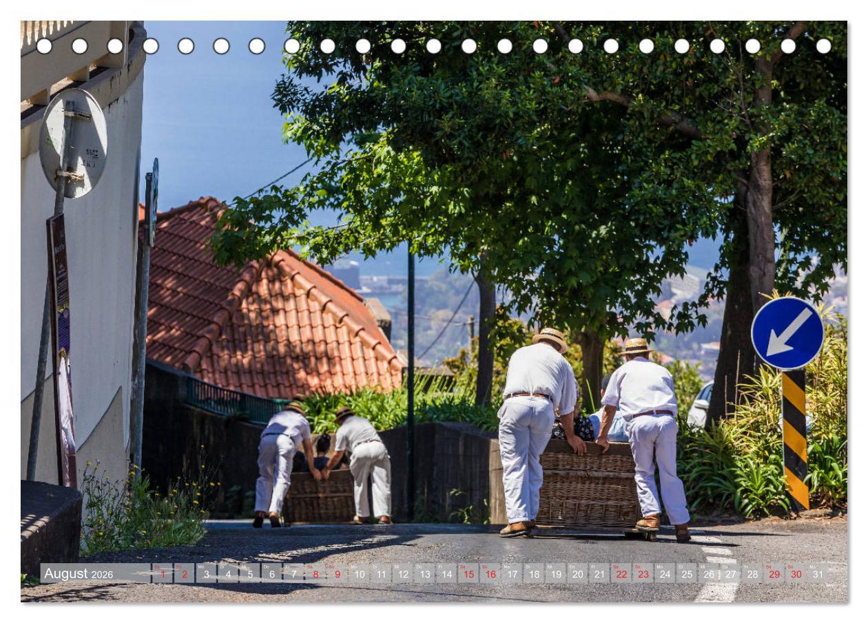 Beispielinhalt (Bild) MADEIRA Grüne Oase im Atlantik (Tischkalender 2026 DIN A5 quer), CALVENDO Monatskalender