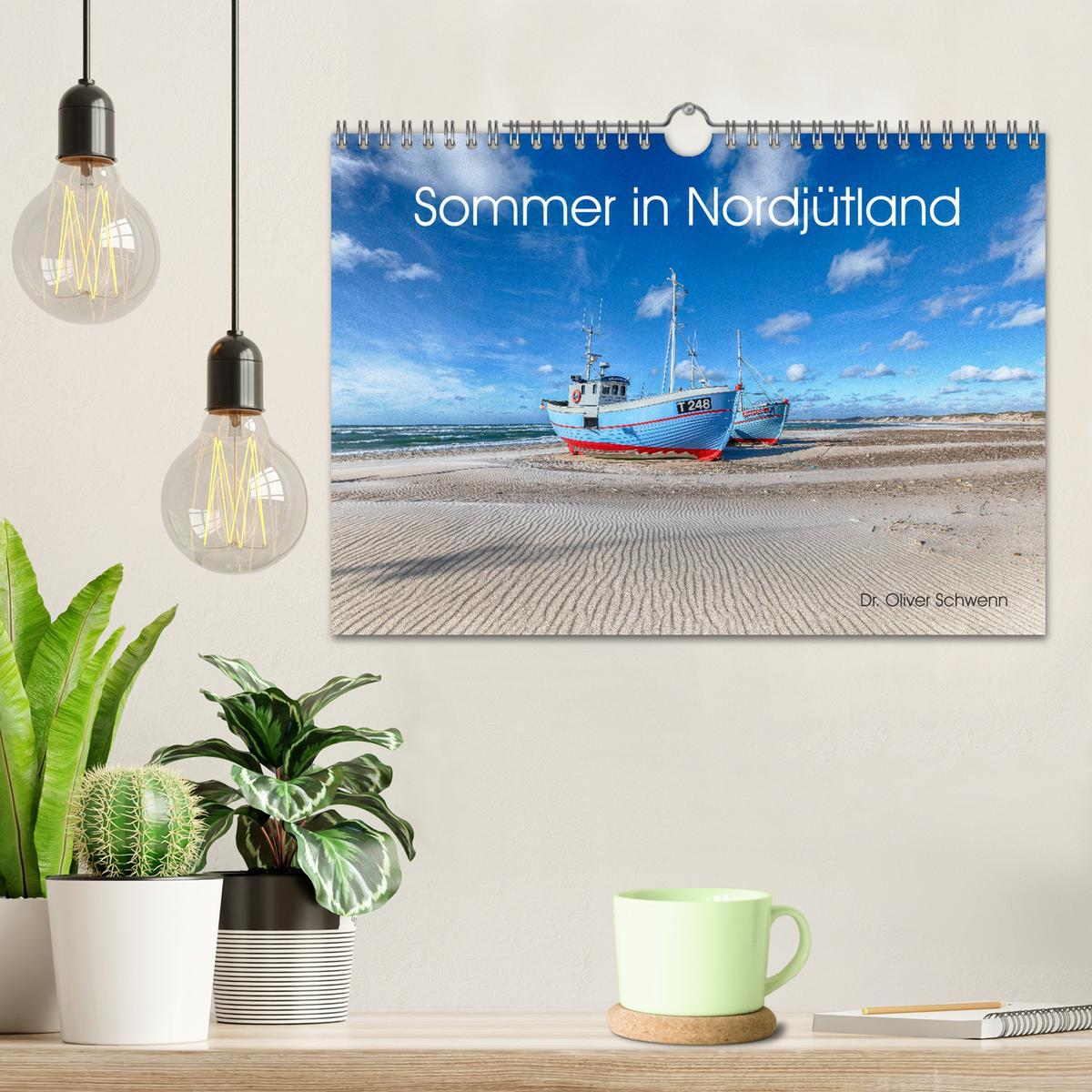 Beispielinhalt (Bild) Sommer in Nordjütland (Wandkalender 2026 DIN A4 quer), CALVENDO Monatskalender