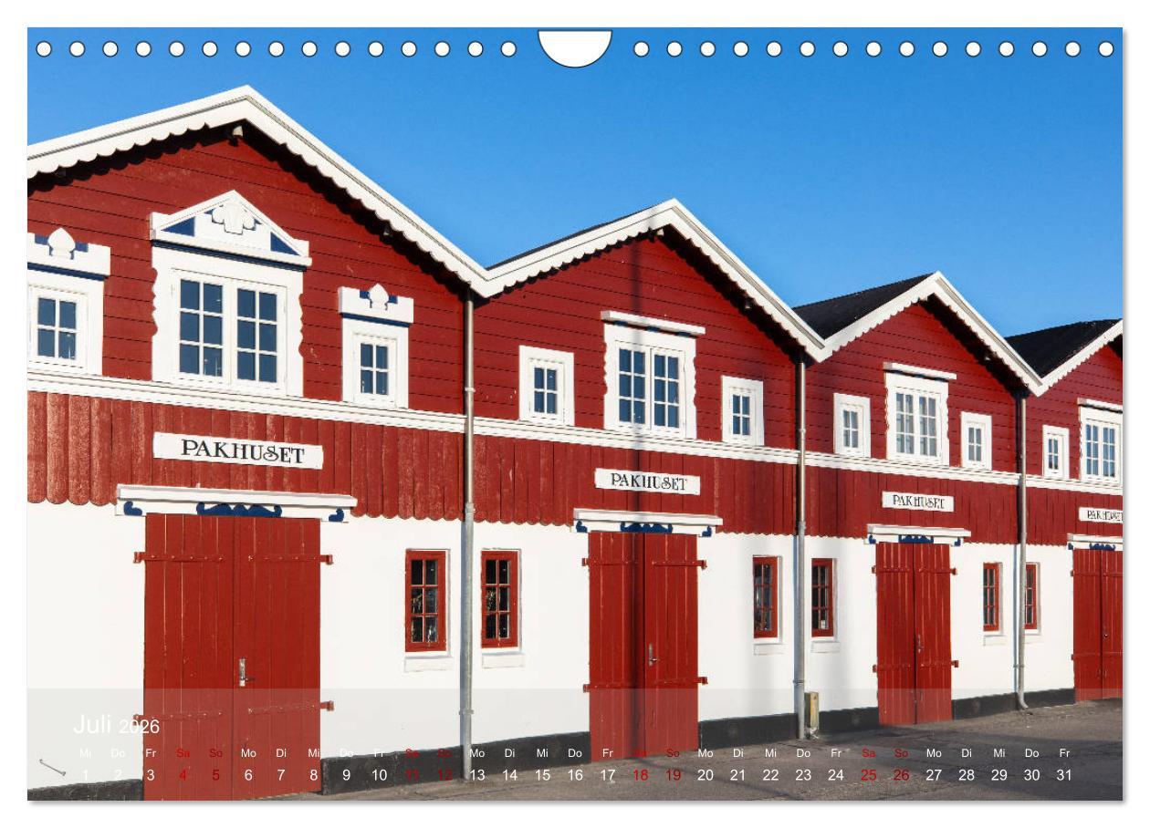 Beispielinhalt (Bild) Sommer in Nordjütland (Wandkalender 2026 DIN A4 quer), CALVENDO Monatskalender