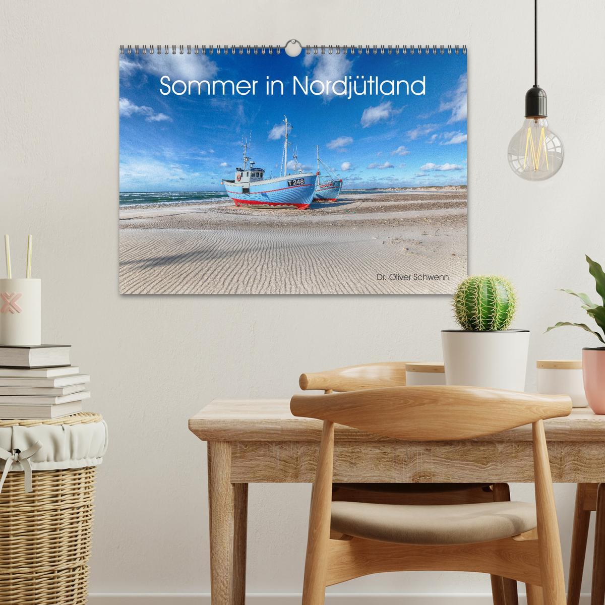 Beispielinhalt (Bild) Sommer in Nordjütland (Wandkalender 2026 DIN A3 quer), CALVENDO Monatskalender