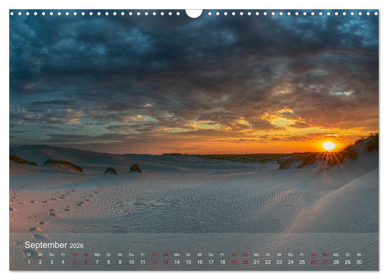 Beispielinhalt (Bild) Sommer in Nordjütland (Wandkalender 2026 DIN A3 quer), CALVENDO Monatskalender