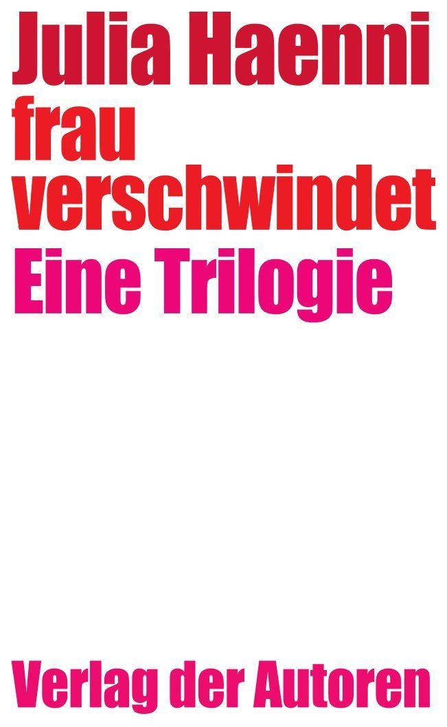 Vorderes Coverbild frau verschwindet