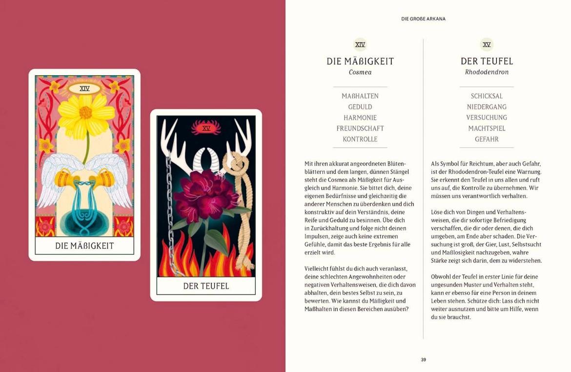 Beispielinhalt (Bild) Blumen Tarot