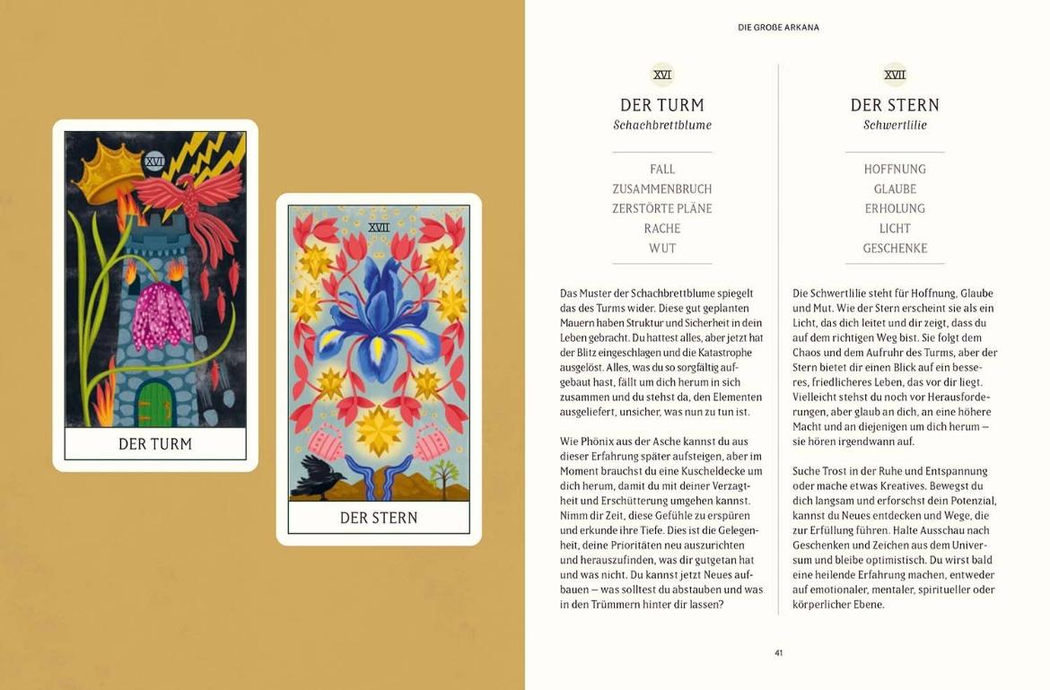 Beispielinhalt (Bild) Blumen Tarot