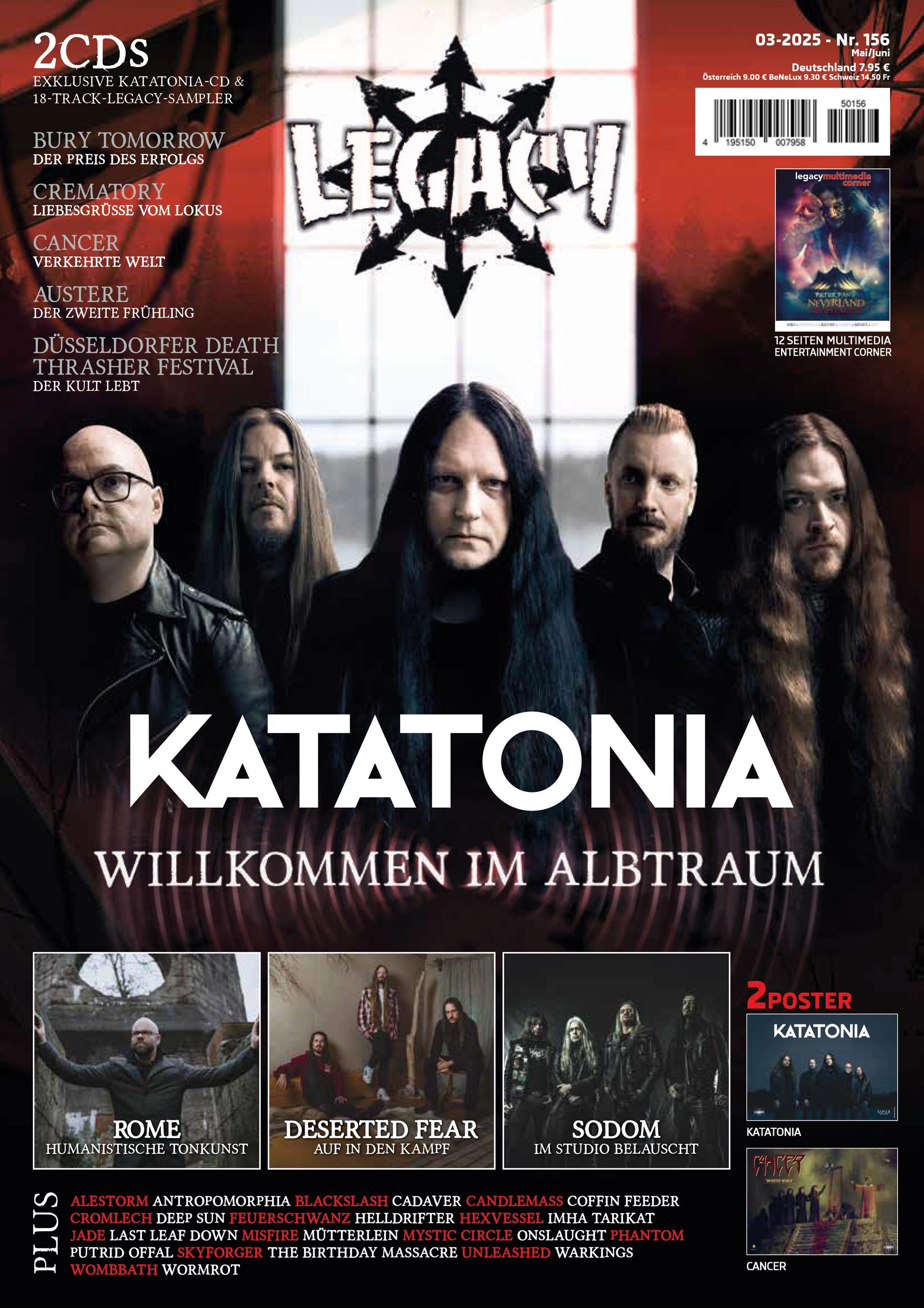 Vorderes Coverbild LEGACY MAGAZIN: THE VOICE FROM THE DARKSIDE
