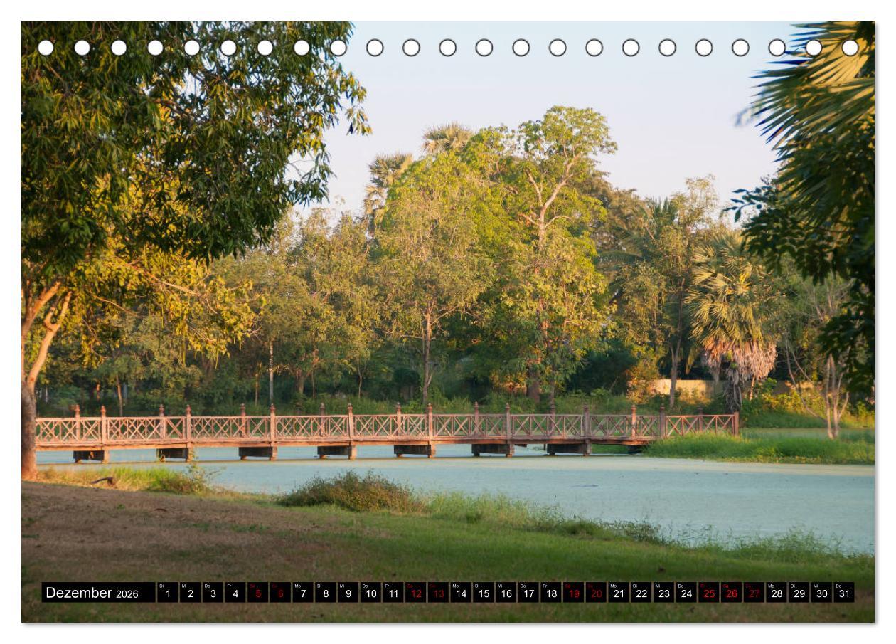 Beispielinhalt (Bild) Thailand abseits der Strände (Tischkalender 2026 DIN A5 quer), CALVENDO Monatskalender