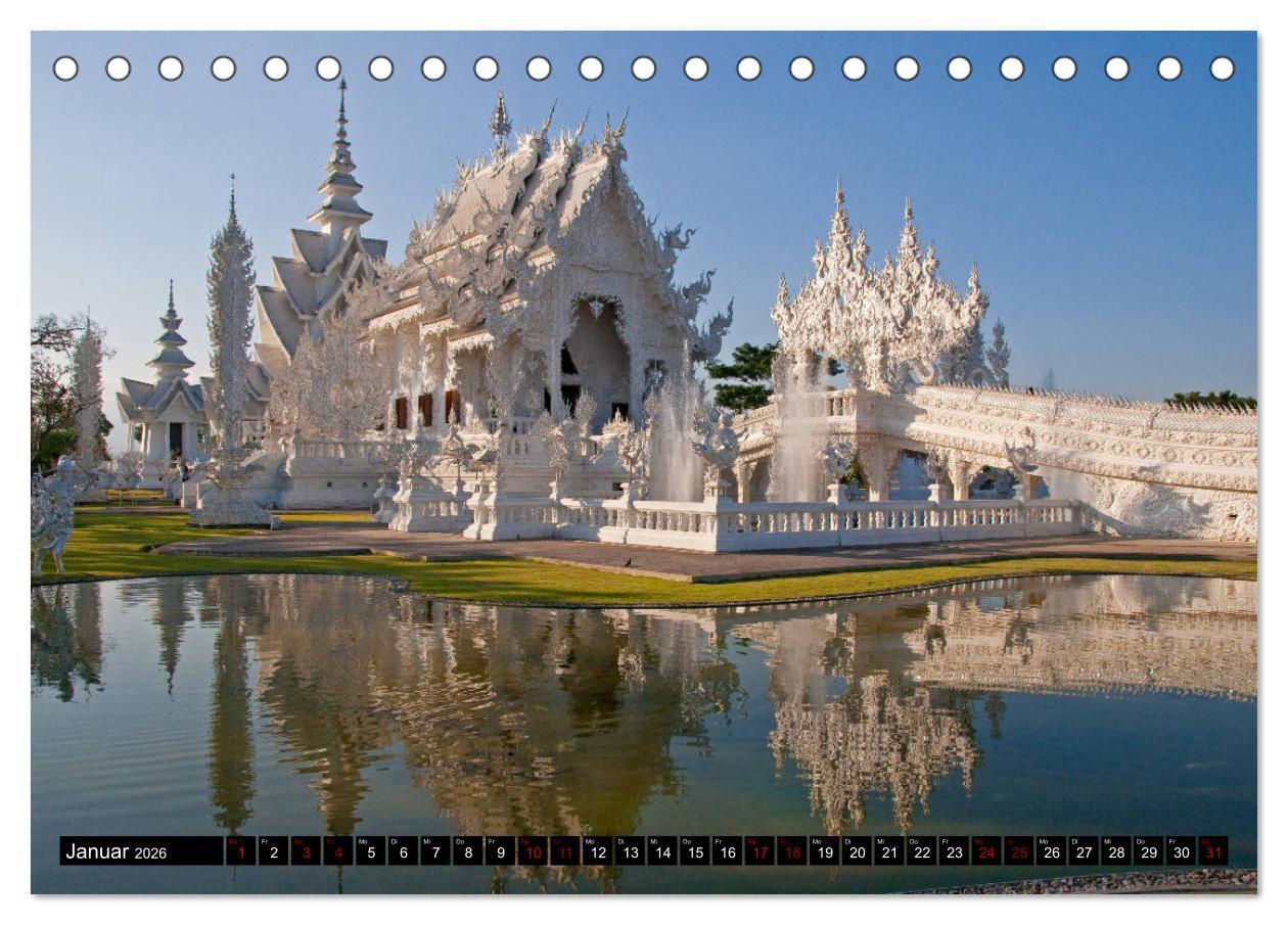 Beispielinhalt (Bild) Thailand abseits der Strände (Tischkalender 2026 DIN A5 quer), CALVENDO Monatskalender