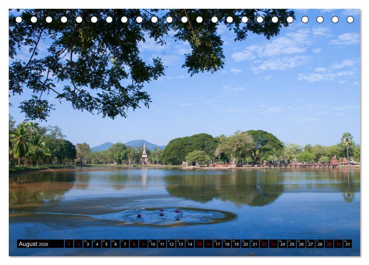 Beispielinhalt (Bild) Thailand abseits der Strände (Tischkalender 2026 DIN A5 quer), CALVENDO Monatskalender