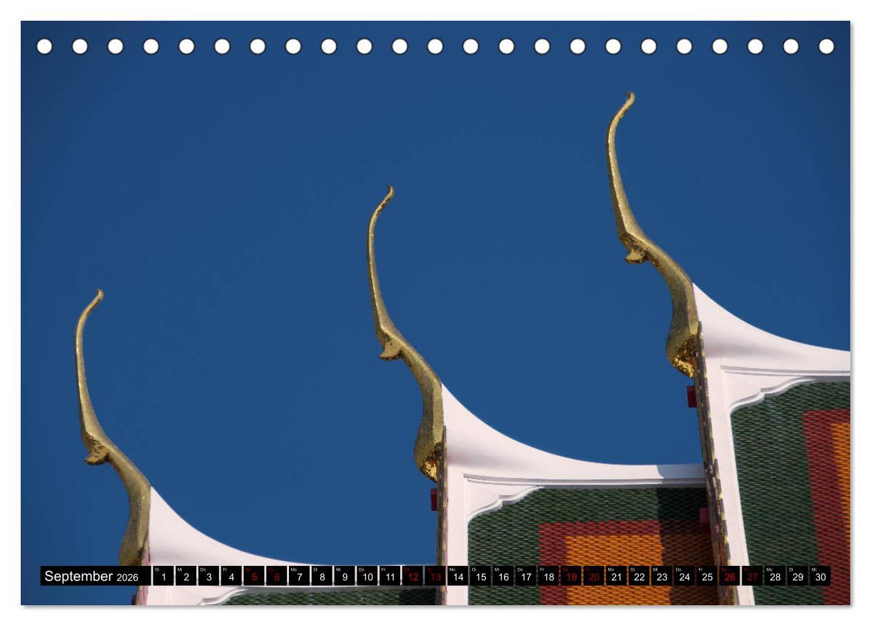 Beispielinhalt (Bild) Thailand abseits der Strände (Tischkalender 2026 DIN A5 quer), CALVENDO Monatskalender