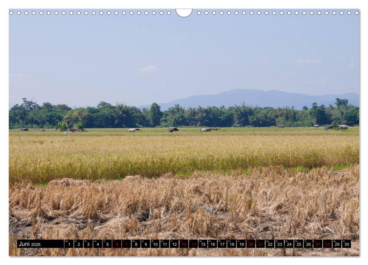 Beispielinhalt (Bild) Thailand abseits der Strände (Wandkalender 2026 DIN A3 quer), CALVENDO Monatskalender