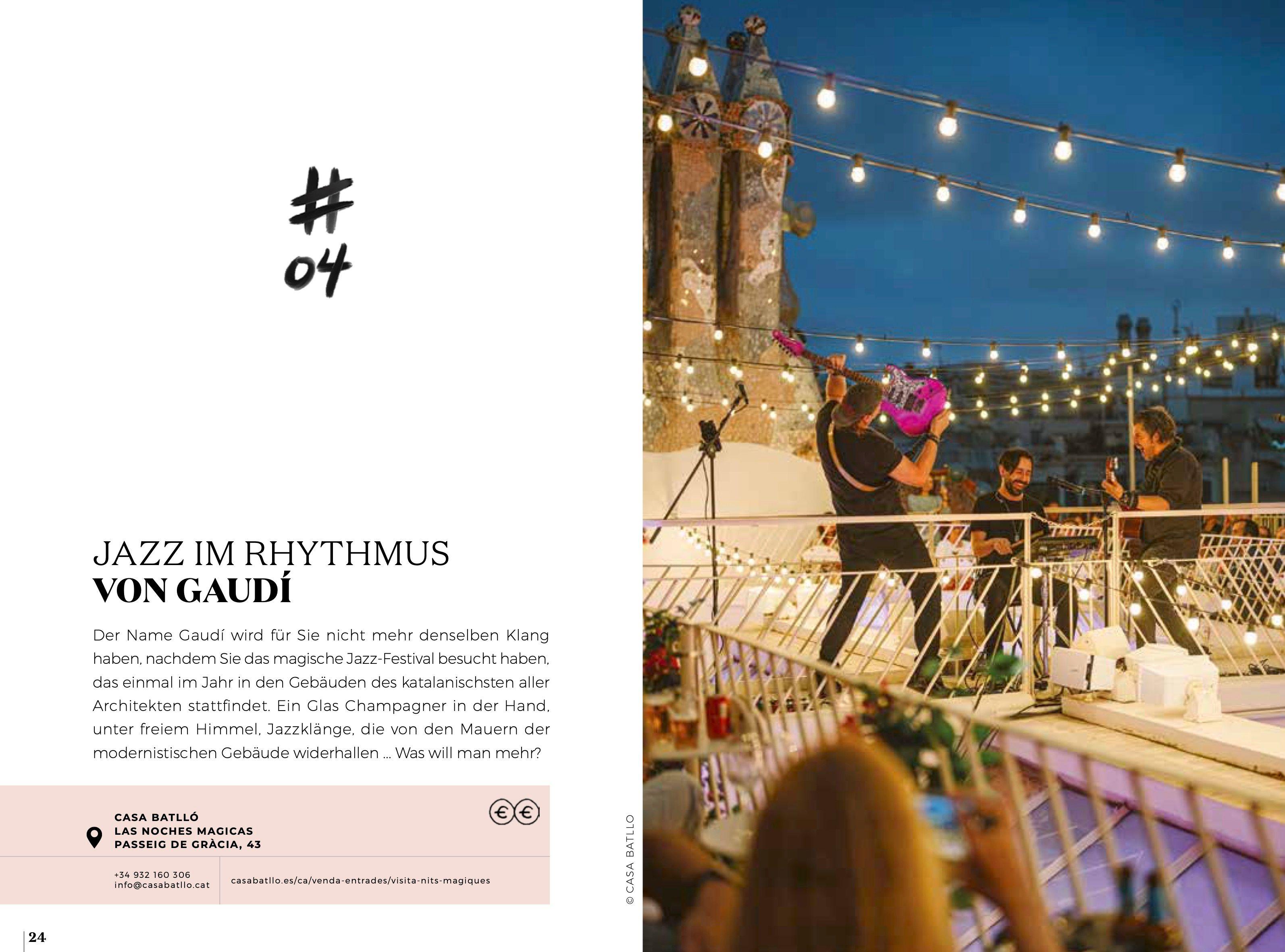 Beispielinhalt (Bild) Soul of Barcelona - einzigartige Erlebnisse