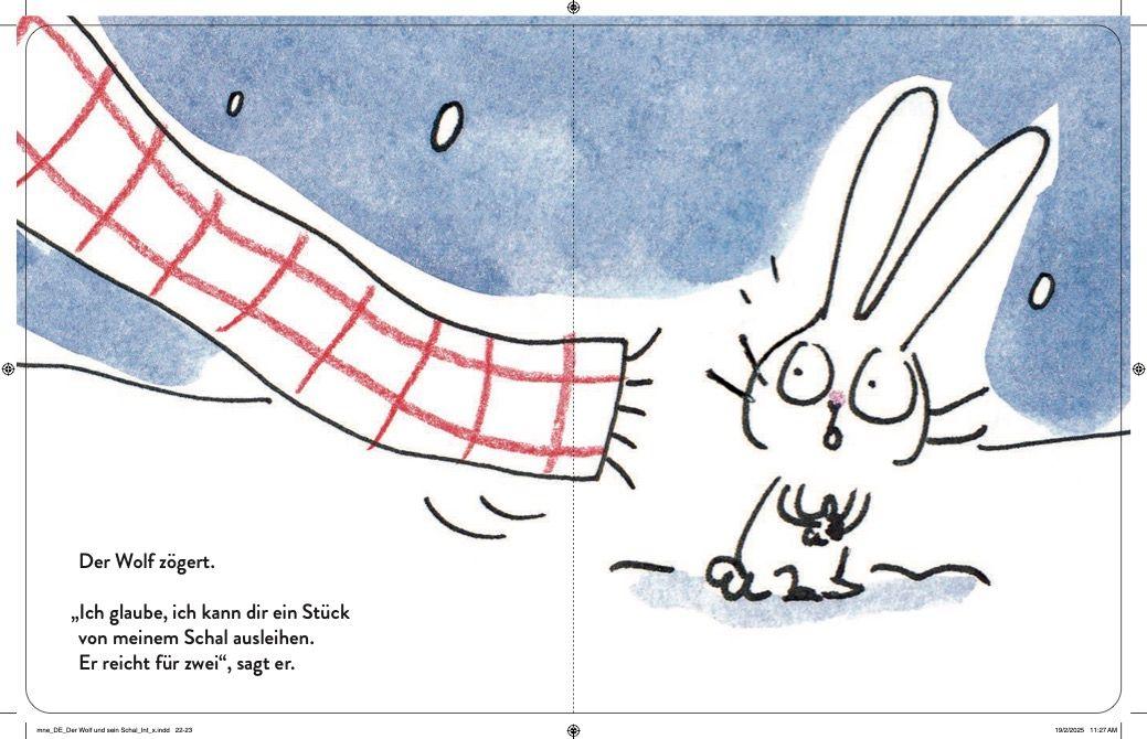 Beispielinhalt (Bild) Der Wolf und sein Schal