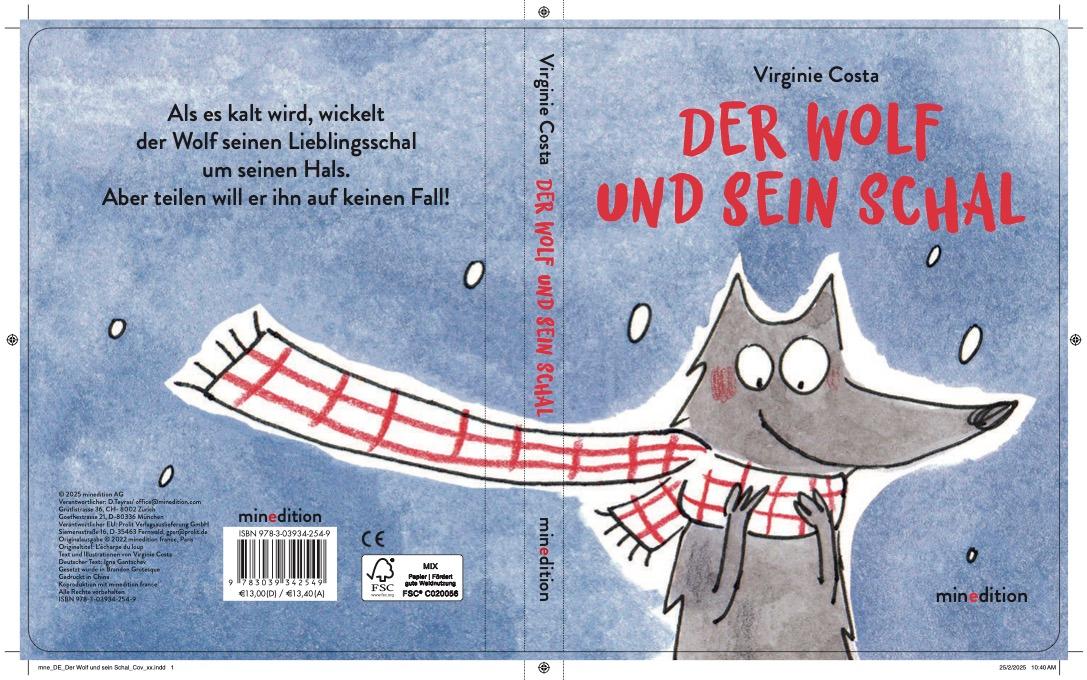 Rückseitencover Der Wolf und sein Schal