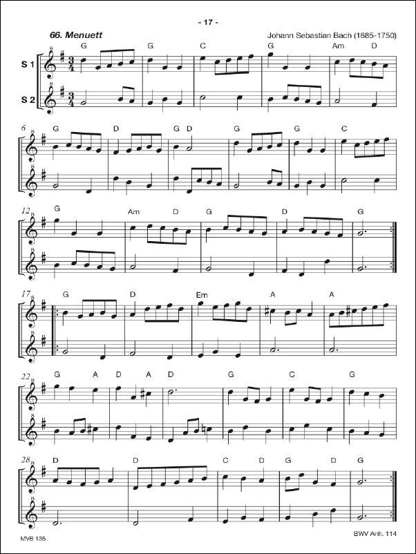 Beispielinhalt (Bild) Sopranblockflöte für Erwachsene Bd. 2