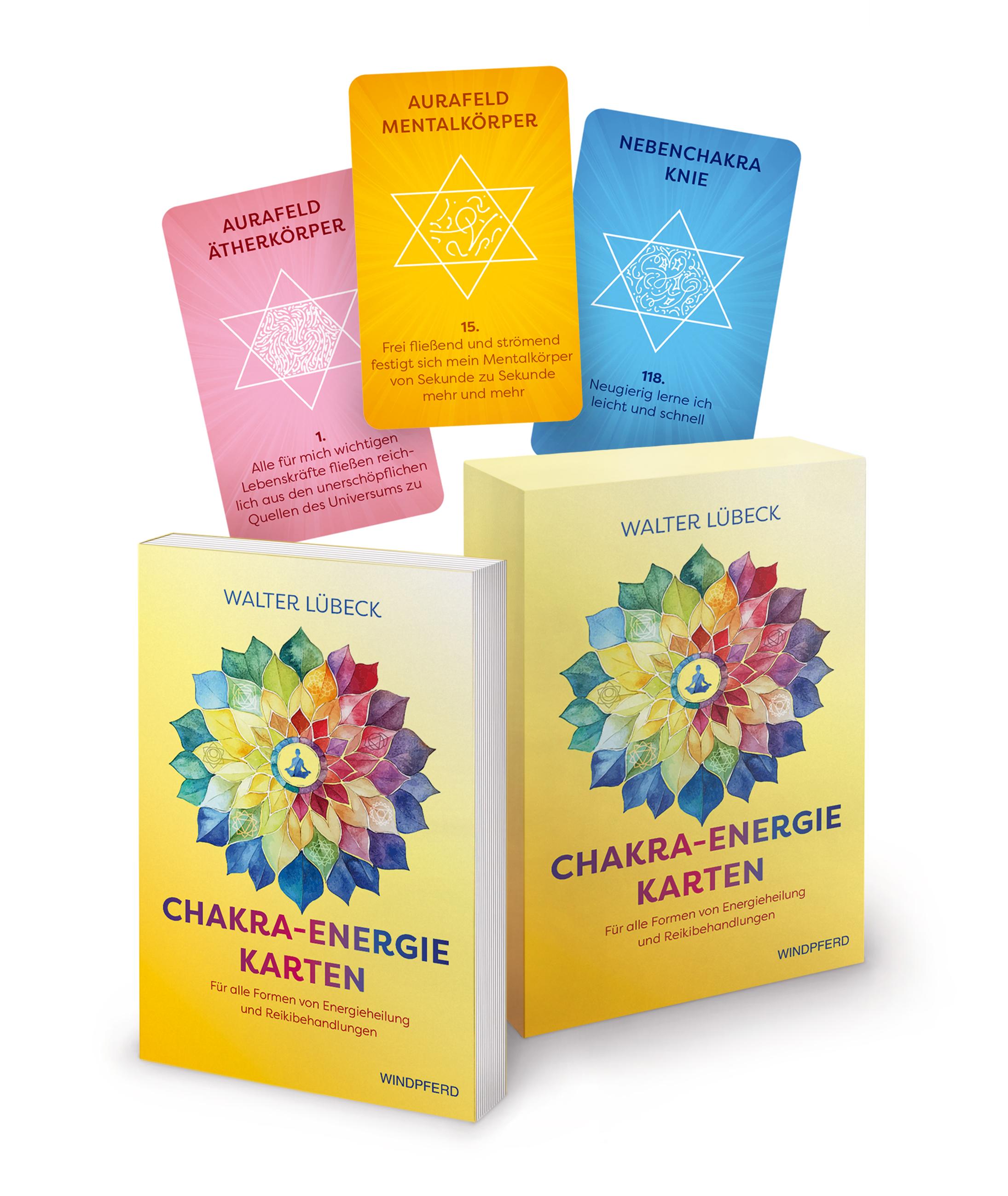 Vorderes Coverbild Chakra-Energie Karten