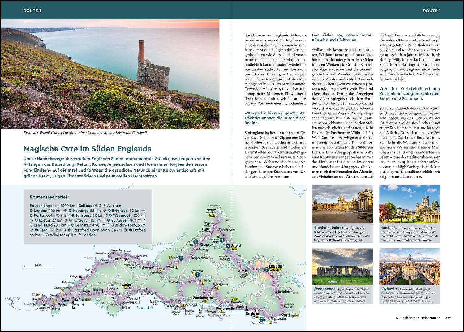 Beispielinhalt (Bild) KUNTH Unterwegs in England & Wales