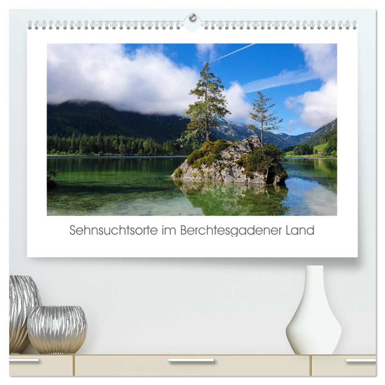 Vorderes Coverbild Sehnsuchtsorte im Berchtesgadener Land (hochwertiger Premium Wandkalender 2026 DIN A2 quer), Kunstdruck in Hochglanz