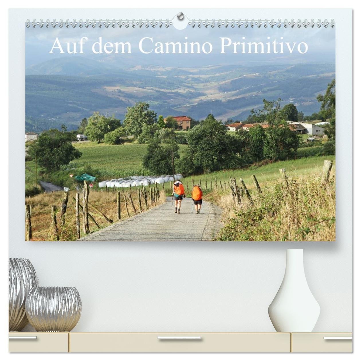 Vorderes Coverbild Auf dem Camino Primitivo (hochwertiger Premium Wandkalender 2026 DIN A2 quer), Kunstdruck in Hochglanz