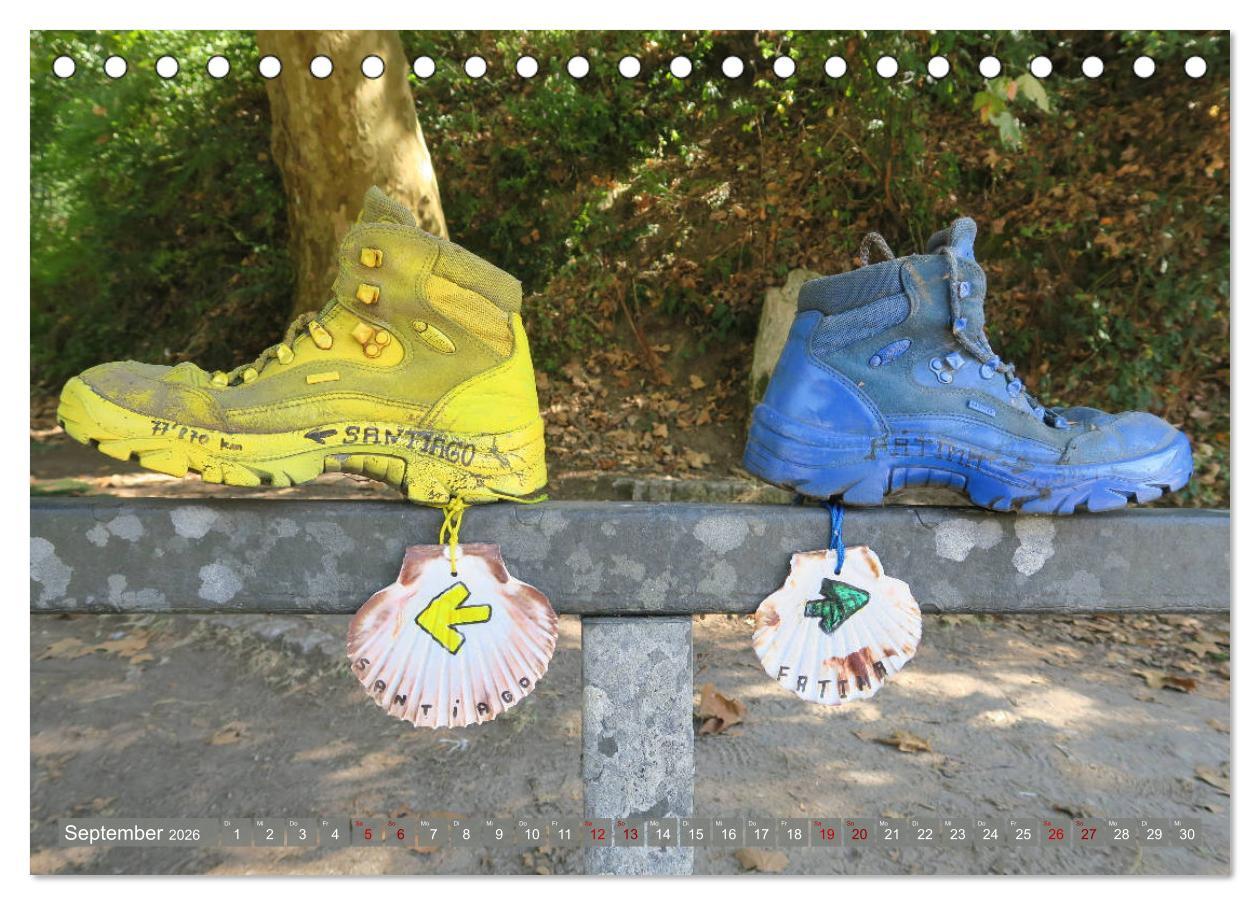 Beispielinhalt (Bild) Von Porto nach Santiago de Compostela (Tischkalender 2026 DIN A5 quer), CALVENDO Monatskalender