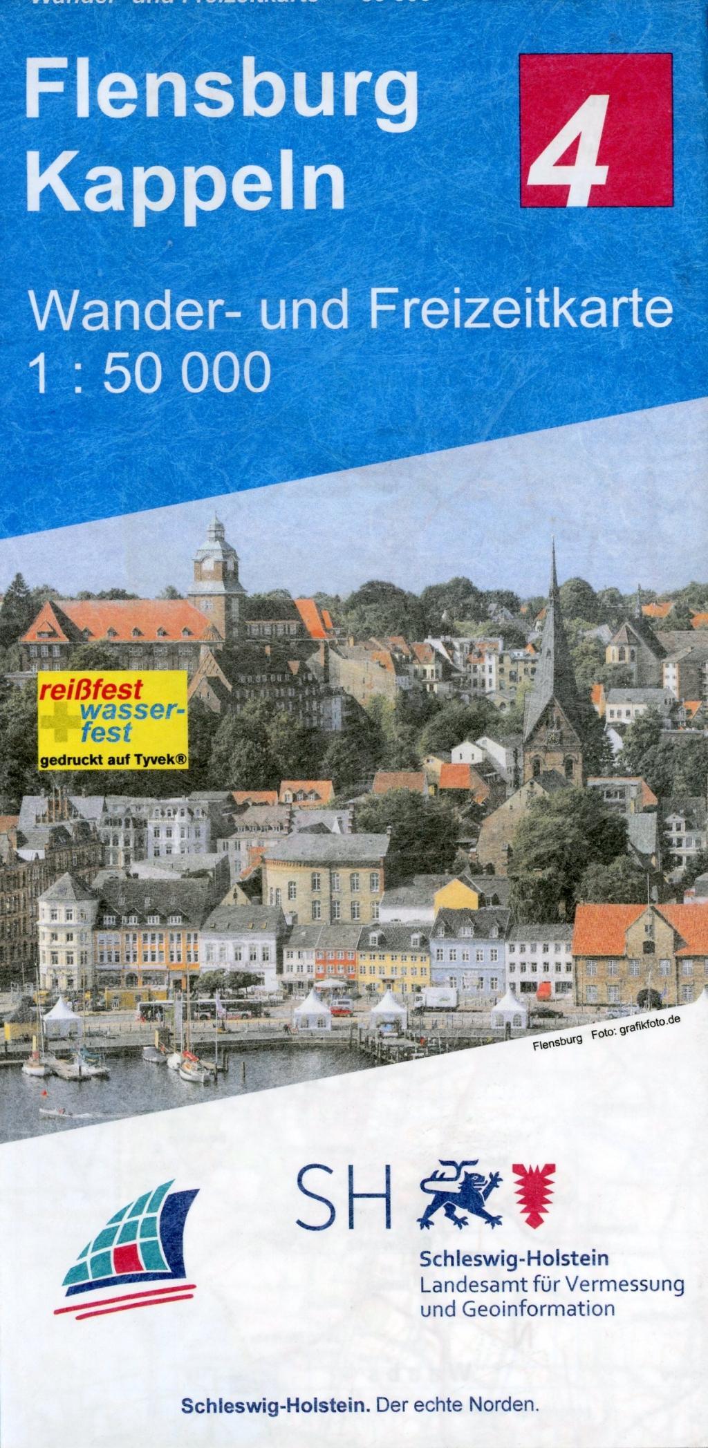 Vorderes Coverbild Wander- und Freizeitkarte Flensburg Kappeln