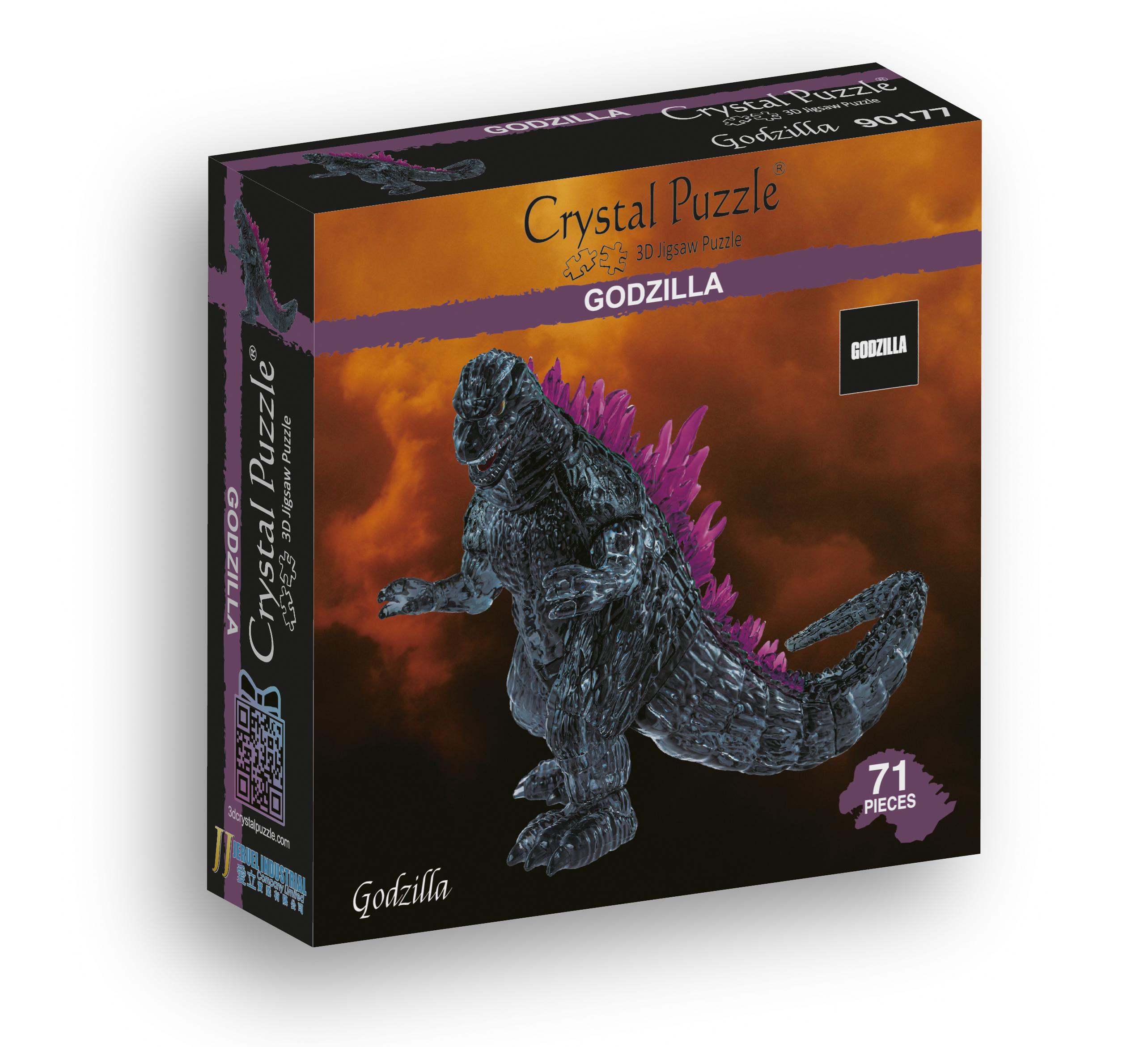 Vorderes Coverbild 3D Crystal Puzzle - Godzilla - 71 Teile