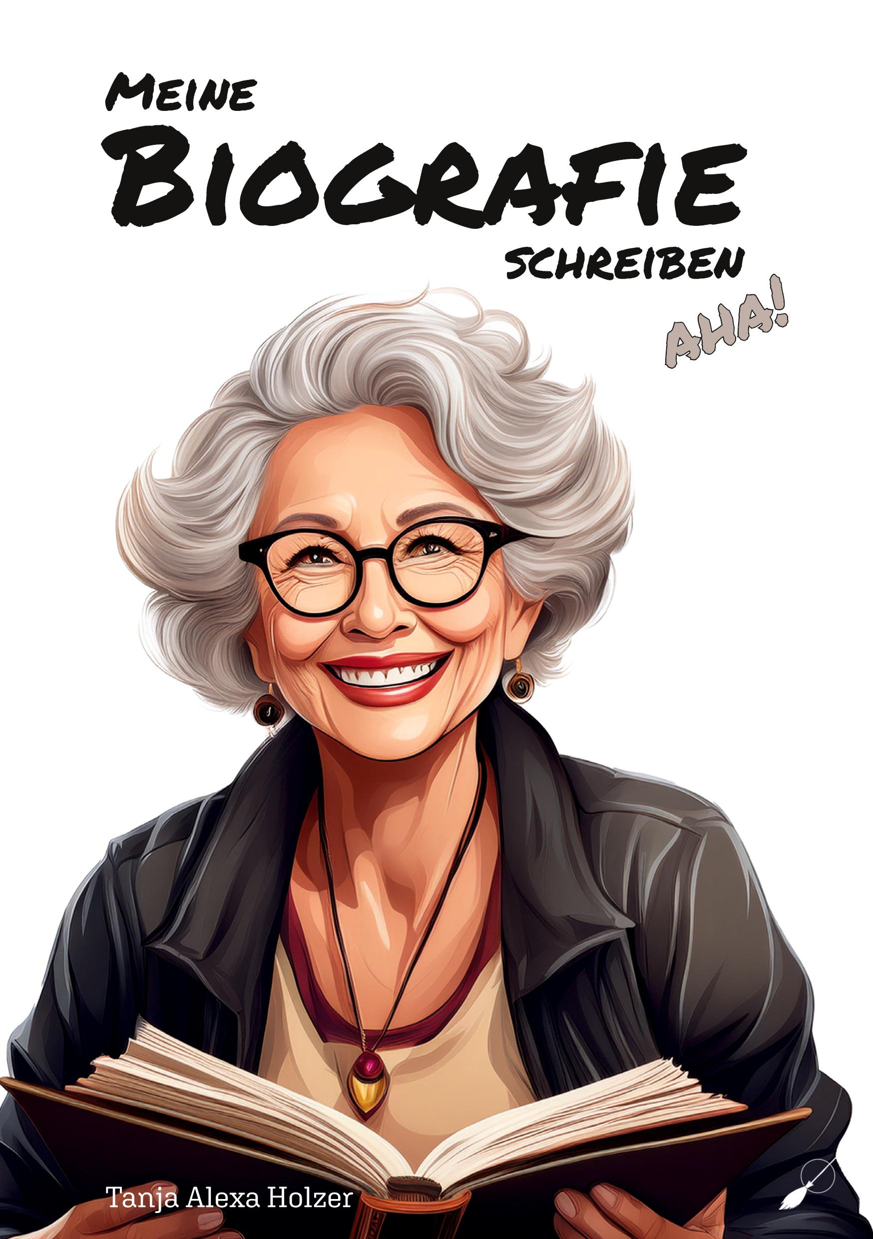 Vorderes Coverbild Meine Biografie schreiben, aha!