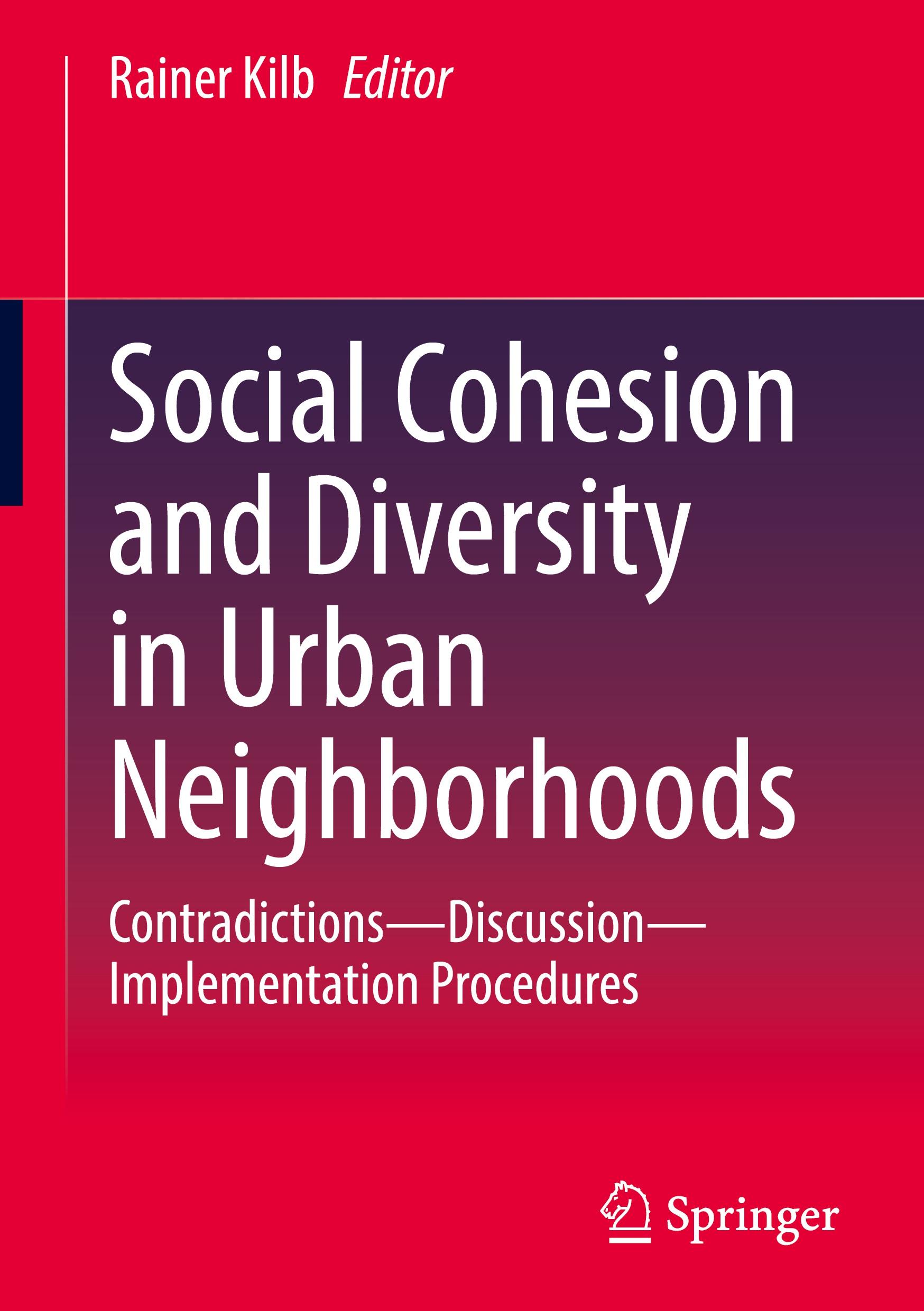 Vorderes Coverbild Social Cohesion and Diversity in Urban Neighborhoods