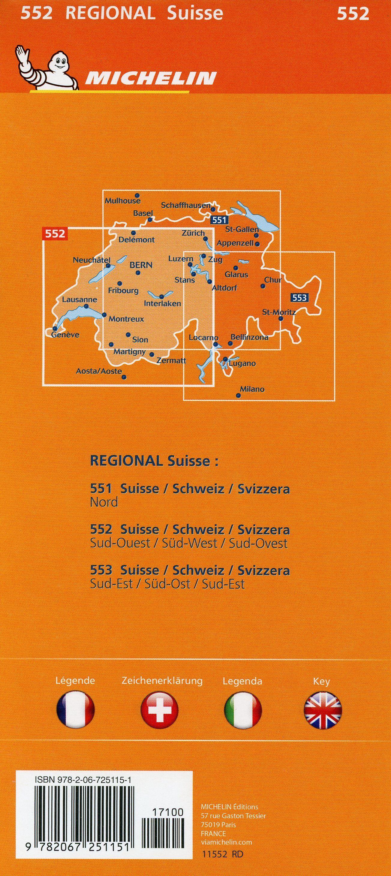 Beispielinhalt (Bild) Michelin Schweiz Süd-West