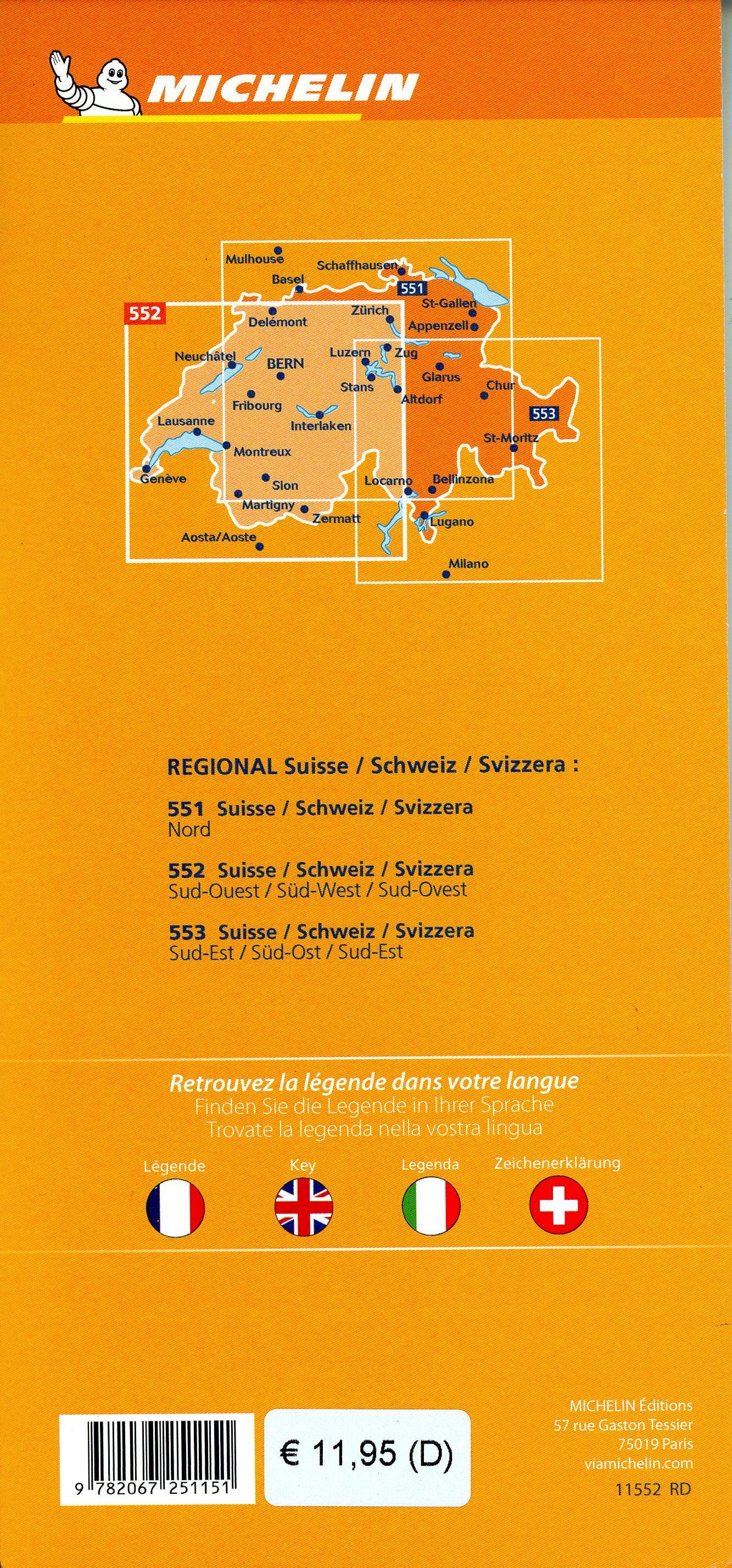 Beispielinhalt (Bild) Michelin Schweiz Süd-West