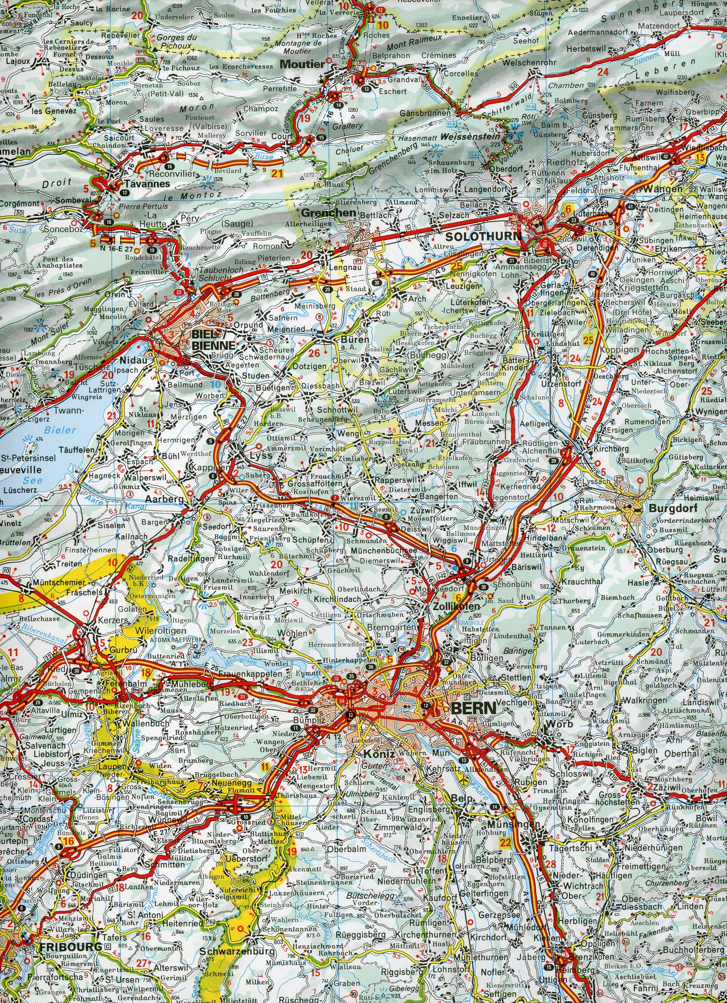 Beispielinhalt (Bild) Michelin Schweiz Süd-West
