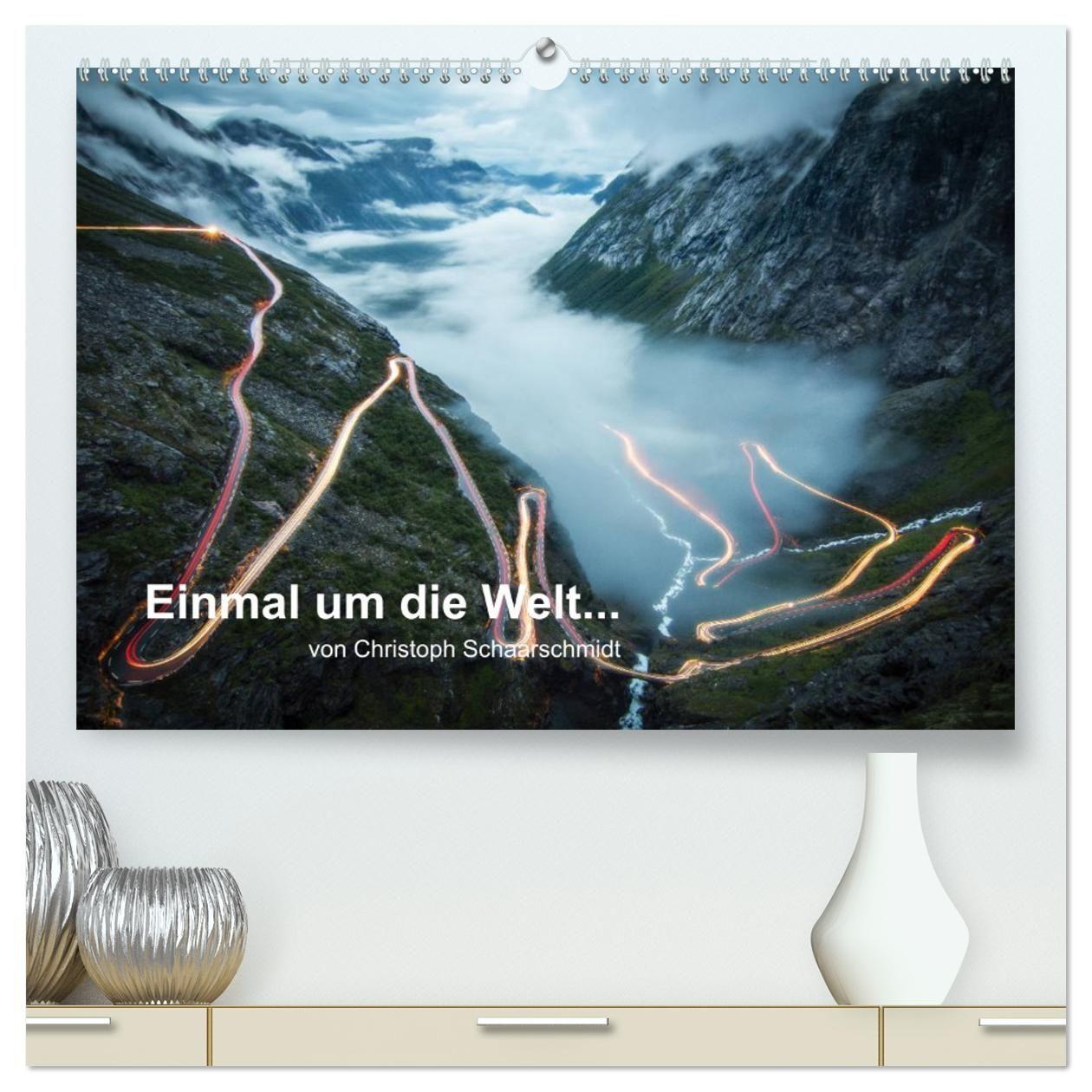 Vorderes Coverbild Einmal um die Welt... (hochwertiger Premium Wandkalender 2026 DIN A2 quer), Kunstdruck in Hochglanz