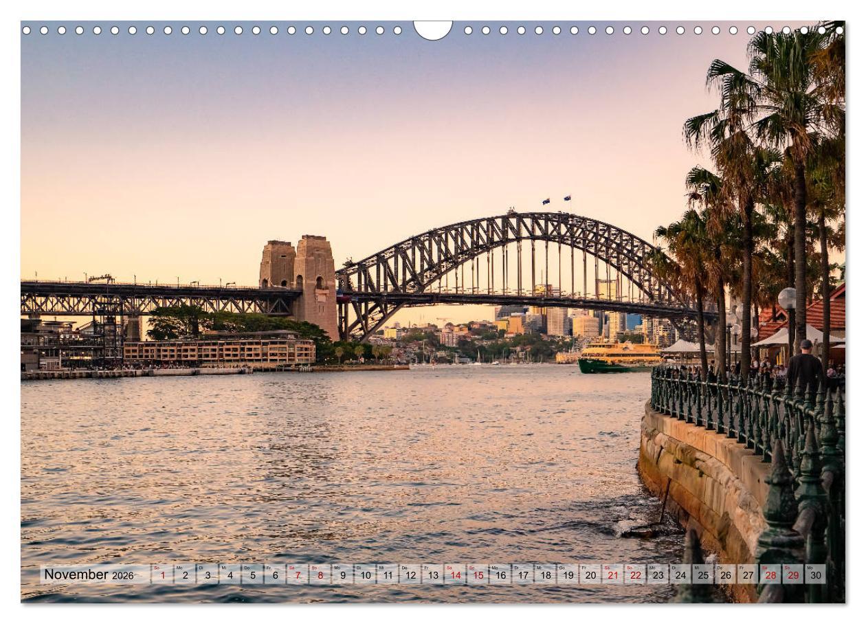 Beispielinhalt (Bild) Faszination Brücken (Wandkalender 2026 DIN A3 quer), CALVENDO Monatskalender