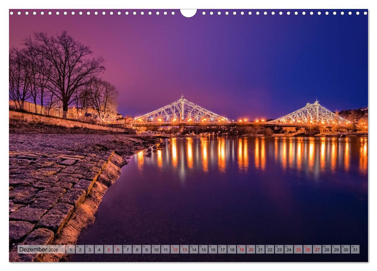 Beispielinhalt (Bild) Faszination Brücken (Wandkalender 2026 DIN A3 quer), CALVENDO Monatskalender