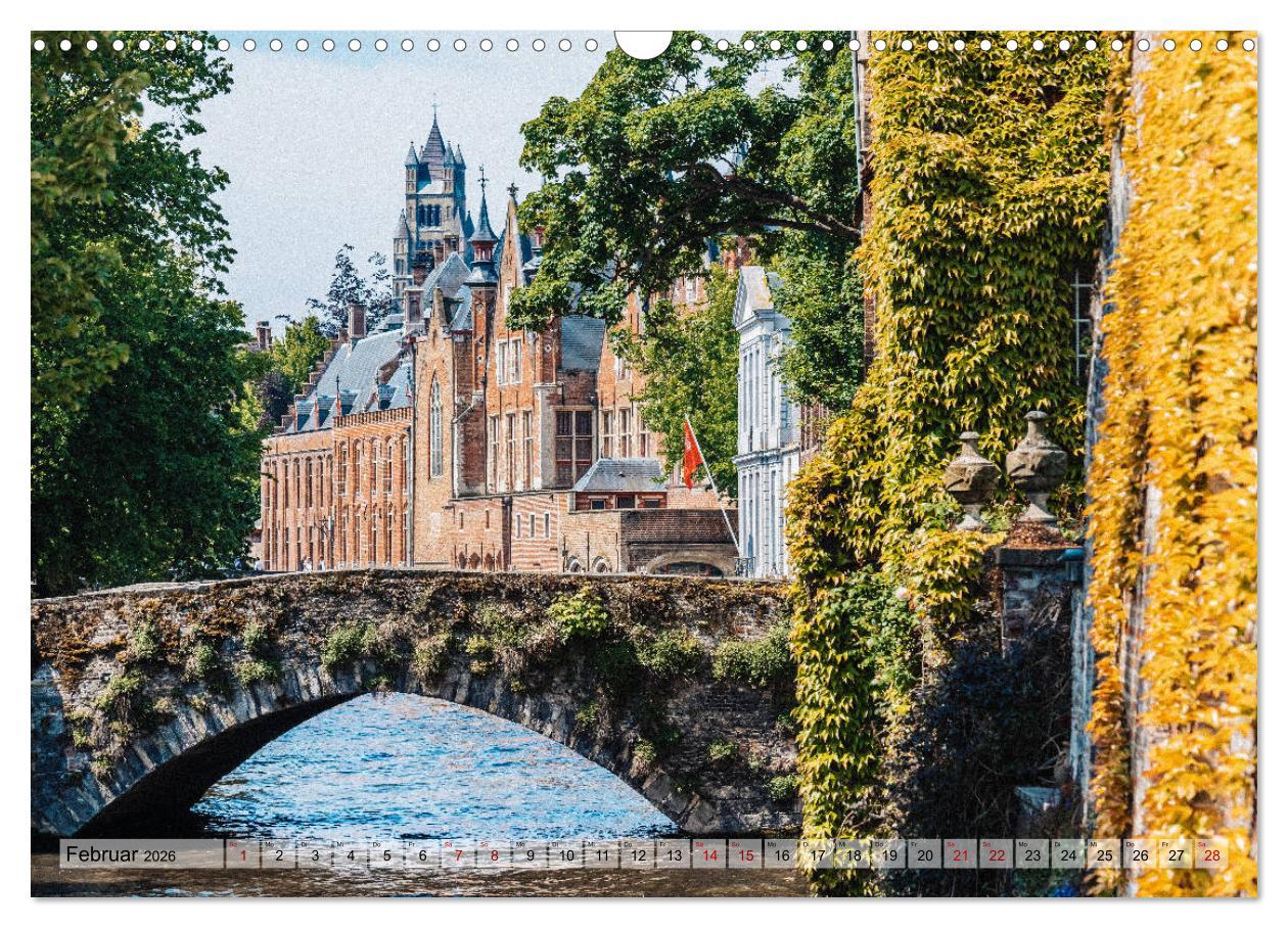 Beispielinhalt (Bild) Faszination Brücken (Wandkalender 2026 DIN A3 quer), CALVENDO Monatskalender