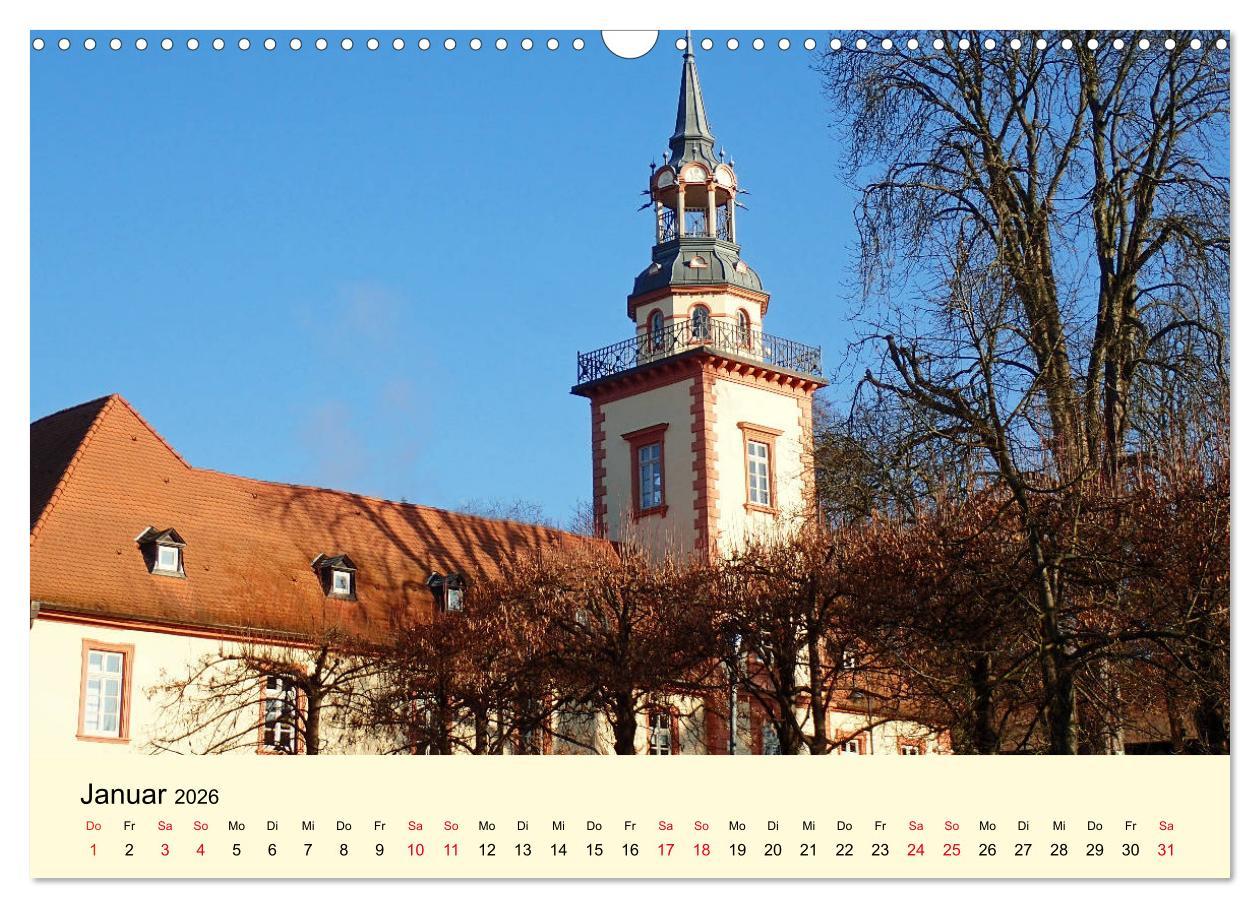 Beispielinhalt (Bild) Willkommen in Bensheim an der Bergstraße (Wandkalender 2026 DIN A3 quer), CALVENDO Monatskalender