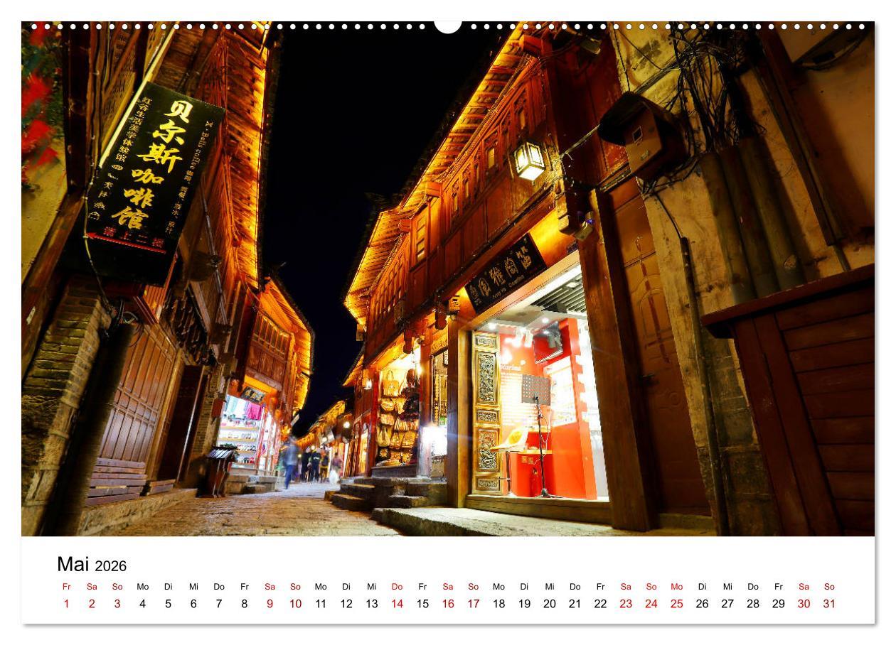 Beispielinhalt (Bild) Wildes China (Wandkalender 2026 DIN A2 quer), CALVENDO Monatskalender