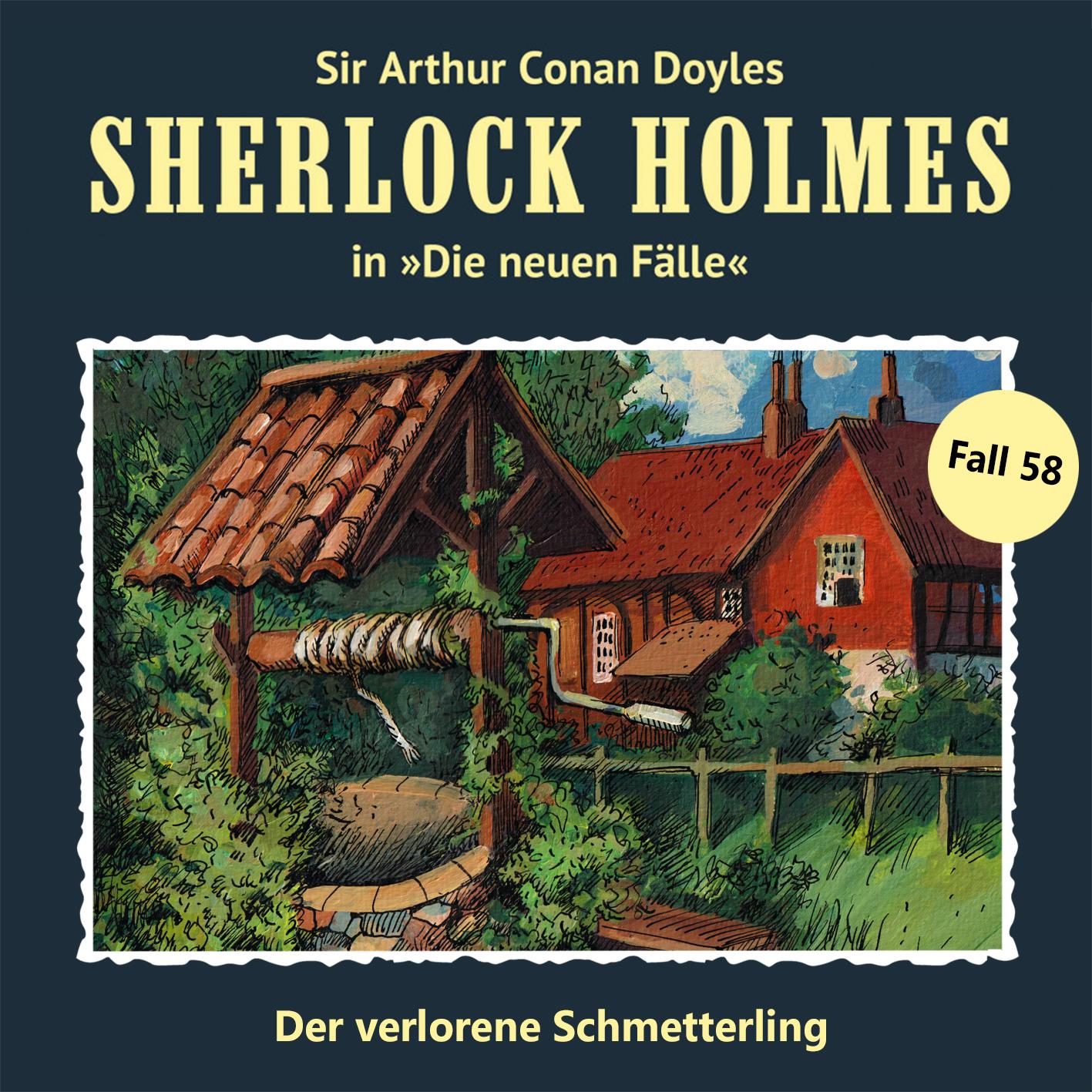 Vorderes Coverbild Sherlock Holmes - neue Fälle CD 58: Der verlorene Schmetterling