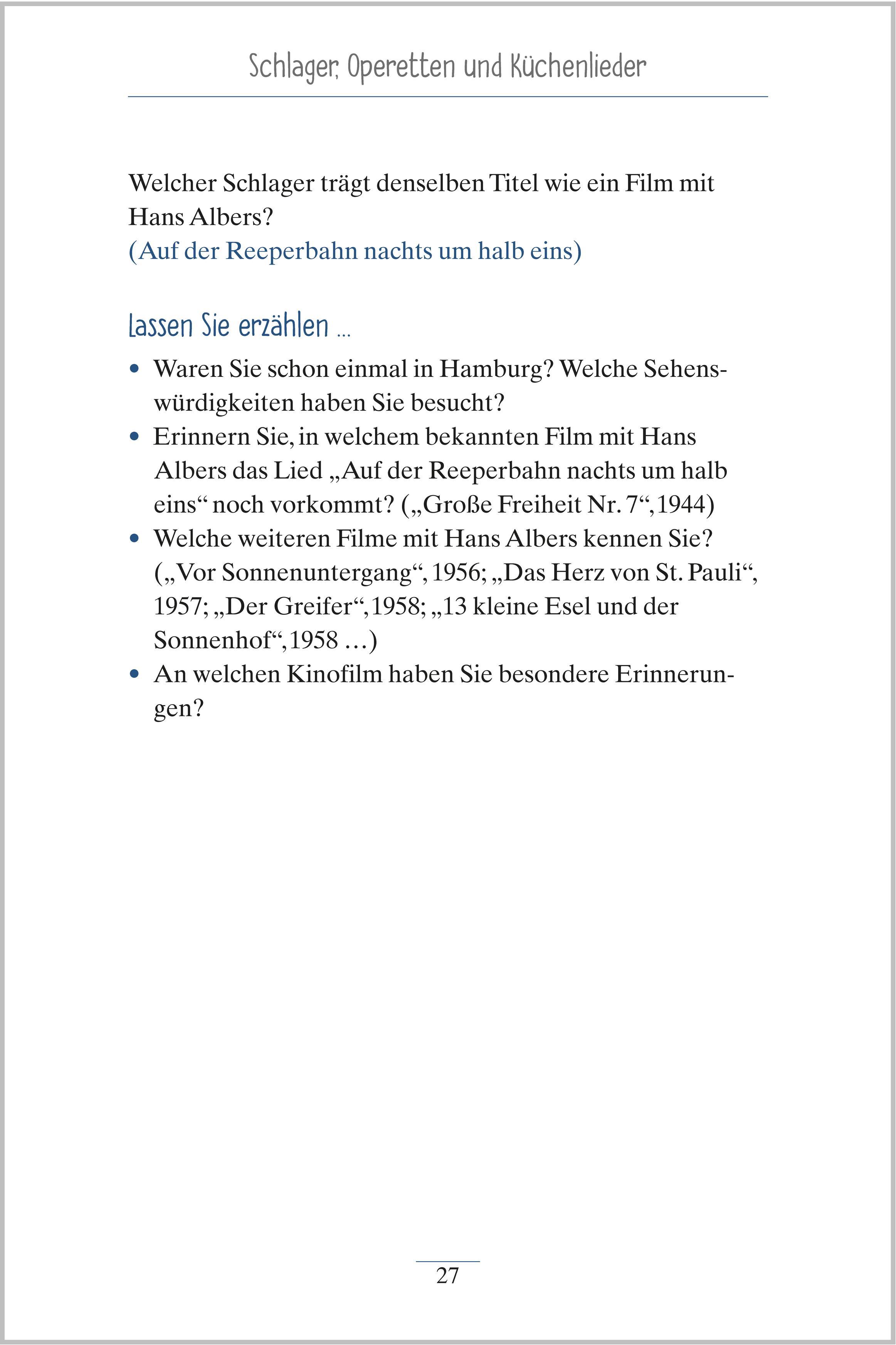 Beispielinhalt (Bild) Liedergeschichten