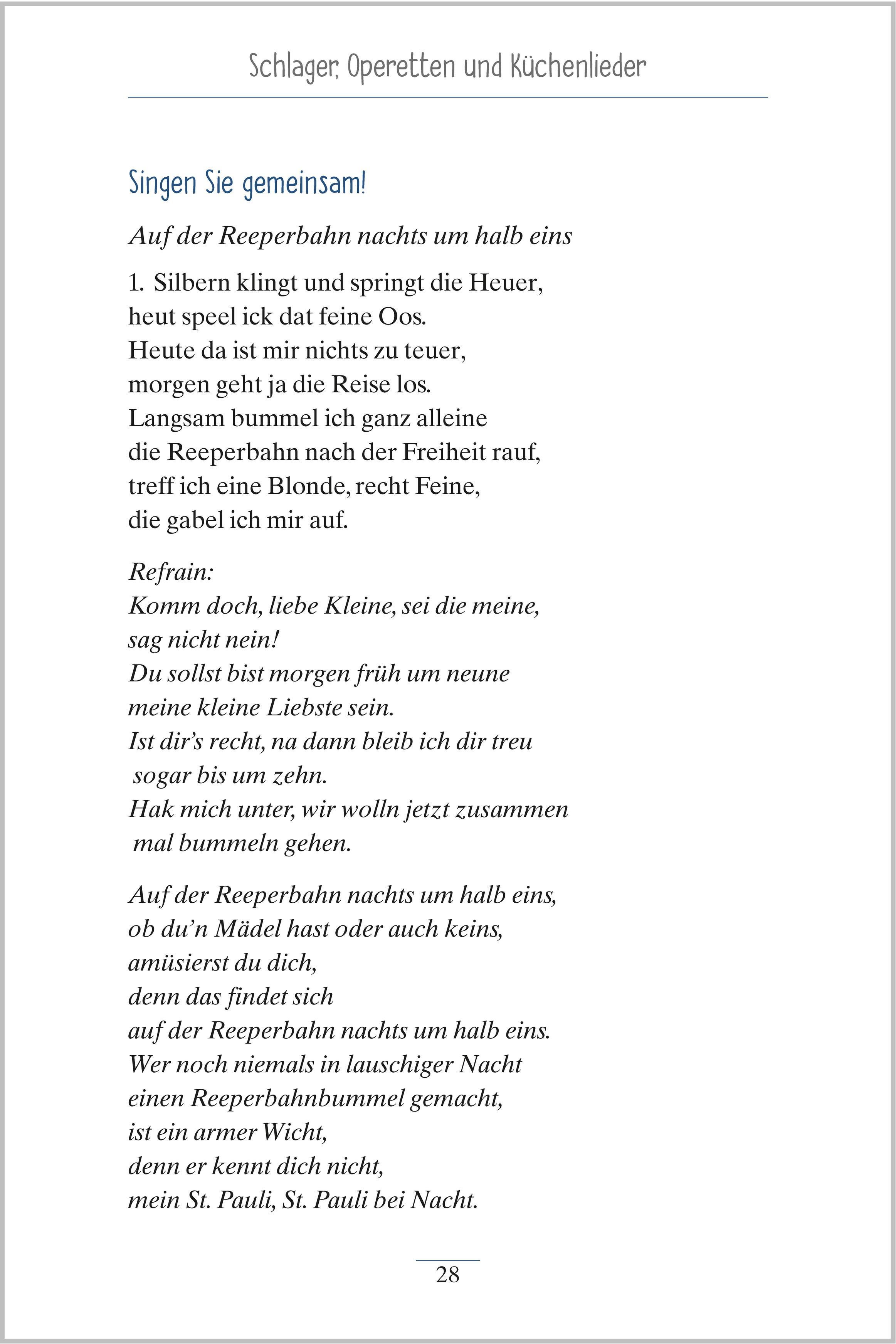 Beispielinhalt (Bild) Liedergeschichten