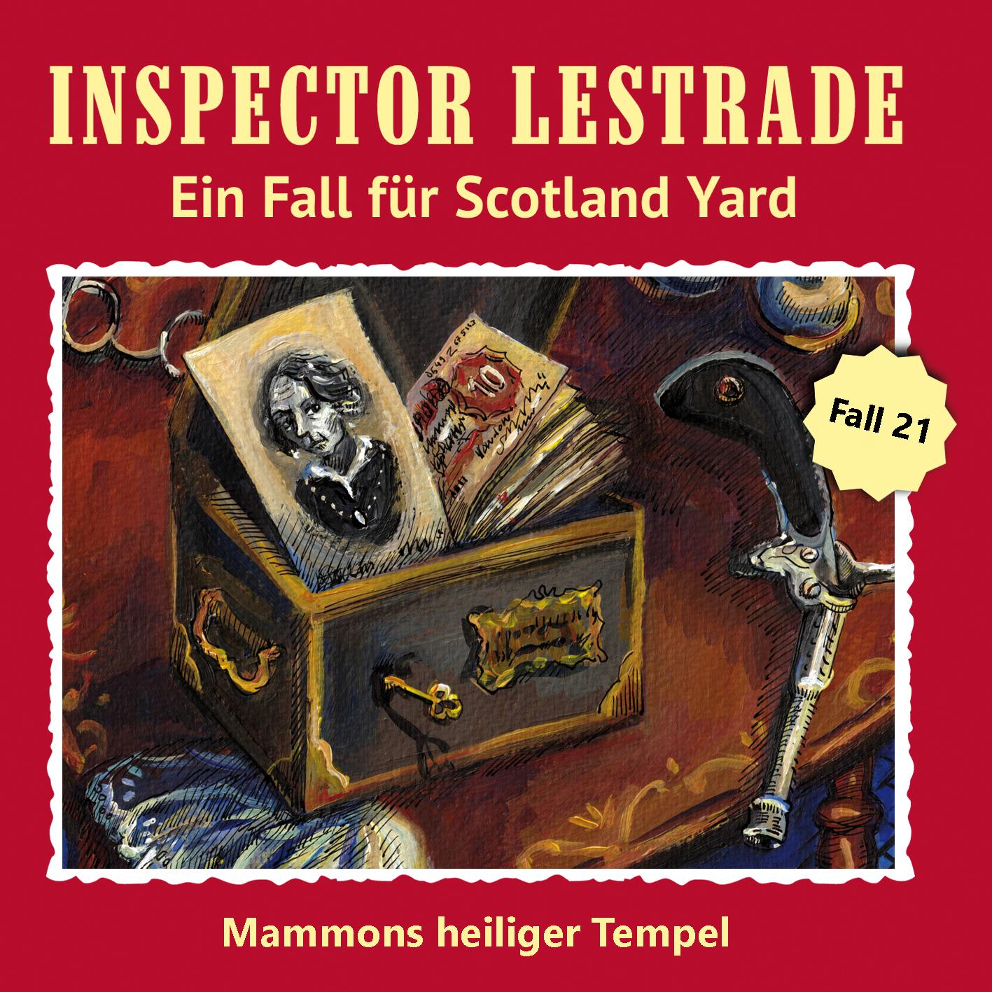 Vorderes Coverbild Inspector Lestrade - ein Fall für Scotland Yard CD 21: Mammons heiliger Tempel