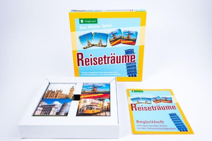 Beispielinhalt (Bild) Das Memo-Spiel für Senioren - Reiseträume